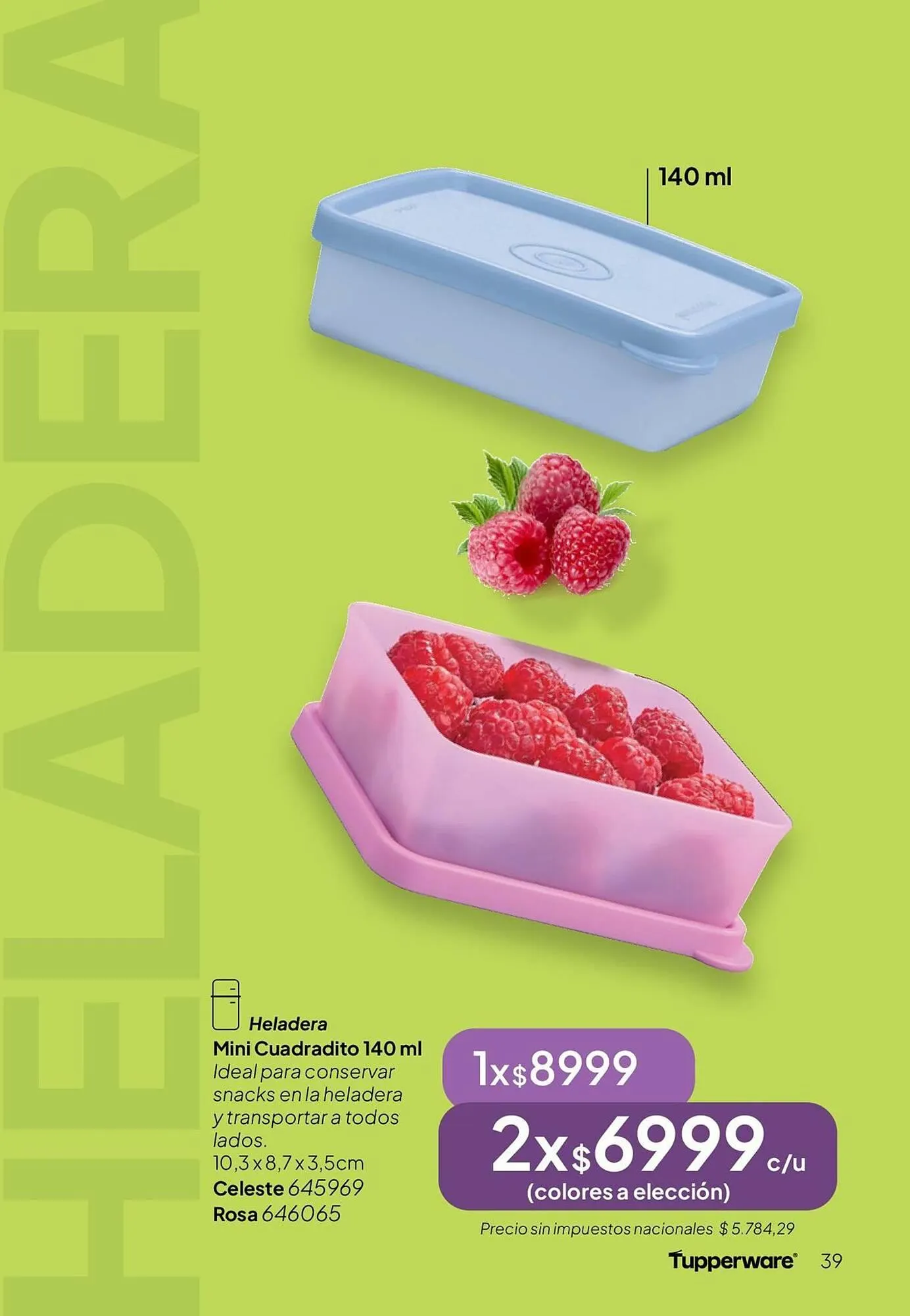 Ofertas de Folleto Tupperware 1 de julio al 31 de julio 2026 - Página 40 del catálogo