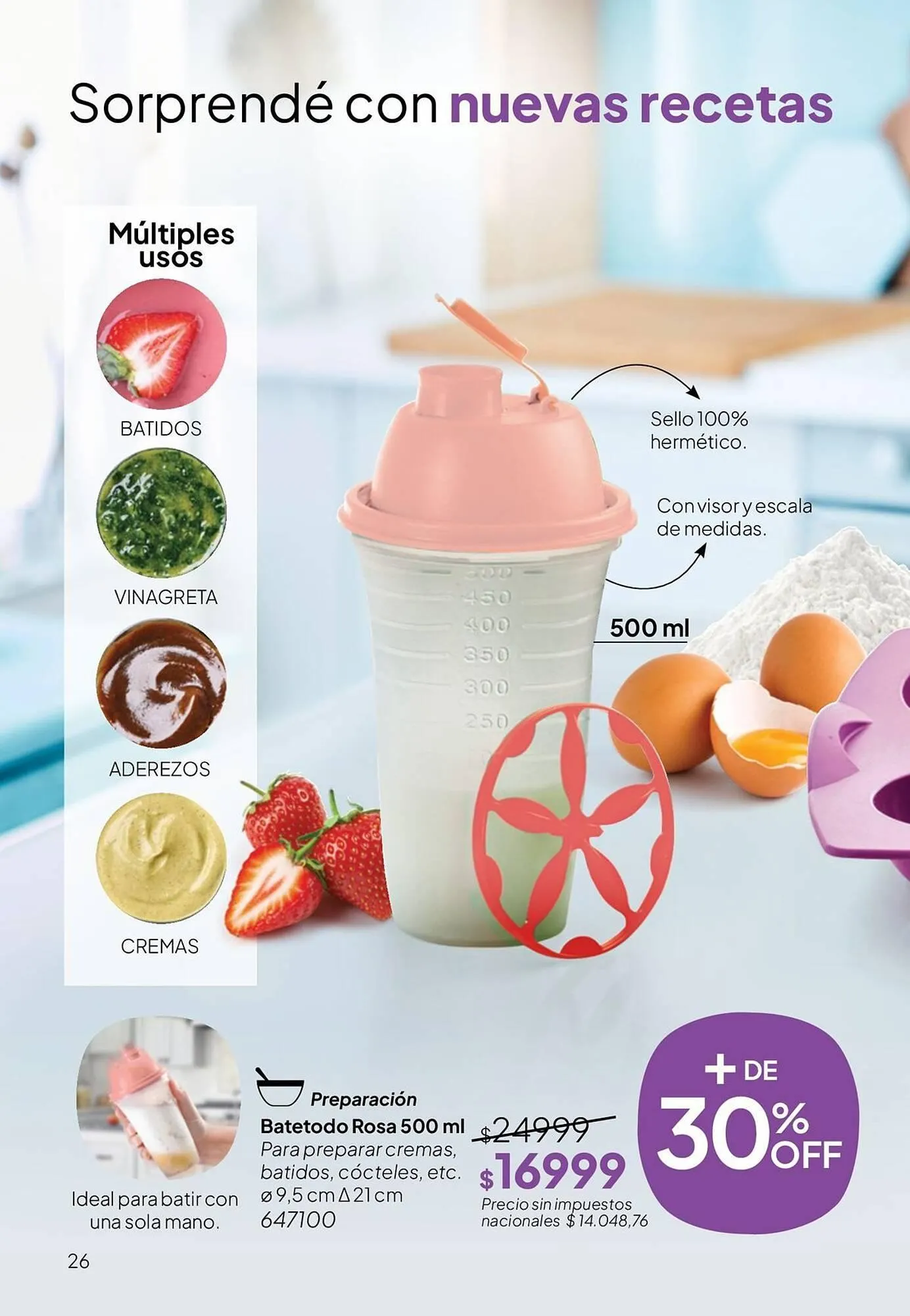 Ofertas de Folleto Tupperware 1 de julio al 31 de julio 2026 - Página 27 del catálogo