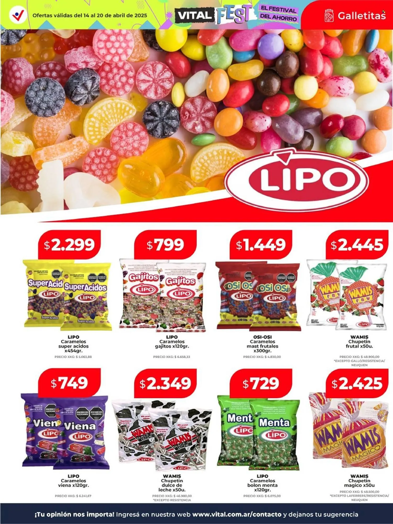 Ofertas de Catálogo Supermayorista Vital 14 de abril al 20 de abril 2025 - Página 24 del catálogo