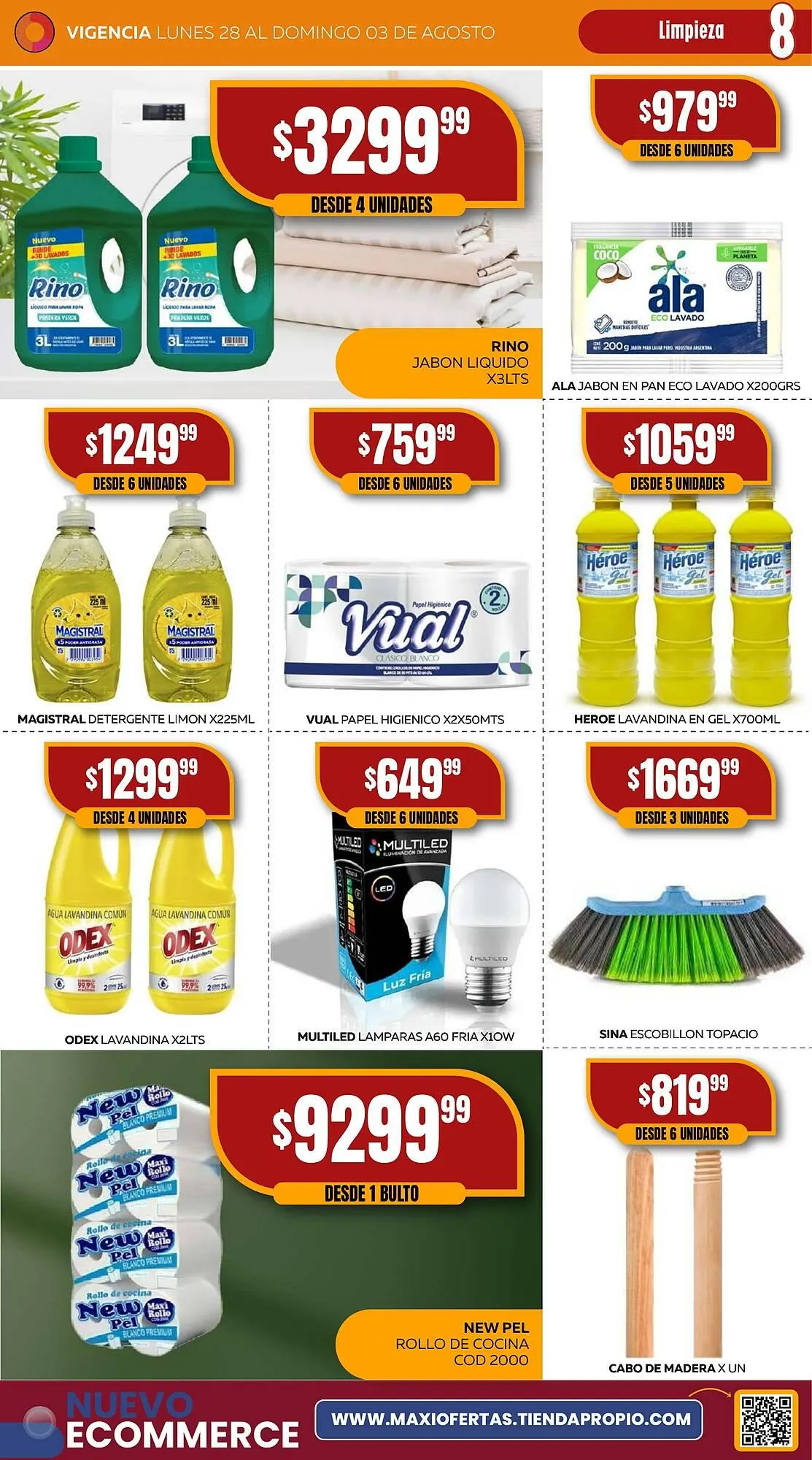 Ofertas de Catálogo Maxi Ofertas 28 de julio al 3 de agosto 2025 - Página 8 del catálogo