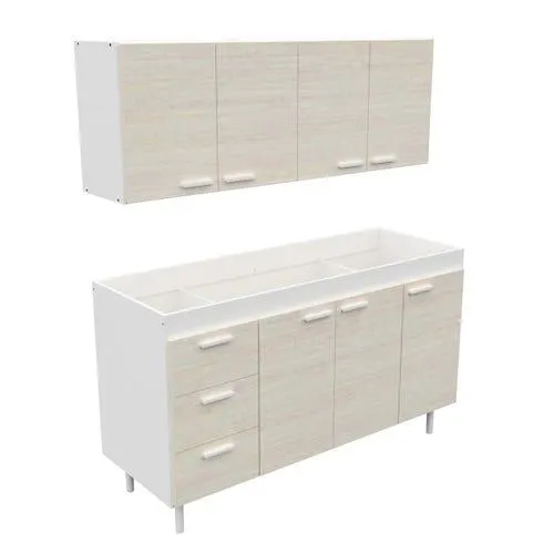 Combo mueble de cocina 1.40 m venezia sin bacha Mosconi