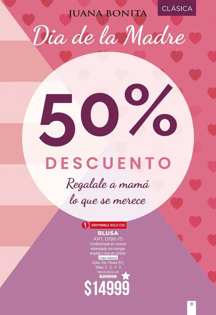Ofertas de Juana Bonita Catálogo Empresaria 2409 23 de agosto al 6 de septiembre 2024 - Página 98 del catálogo