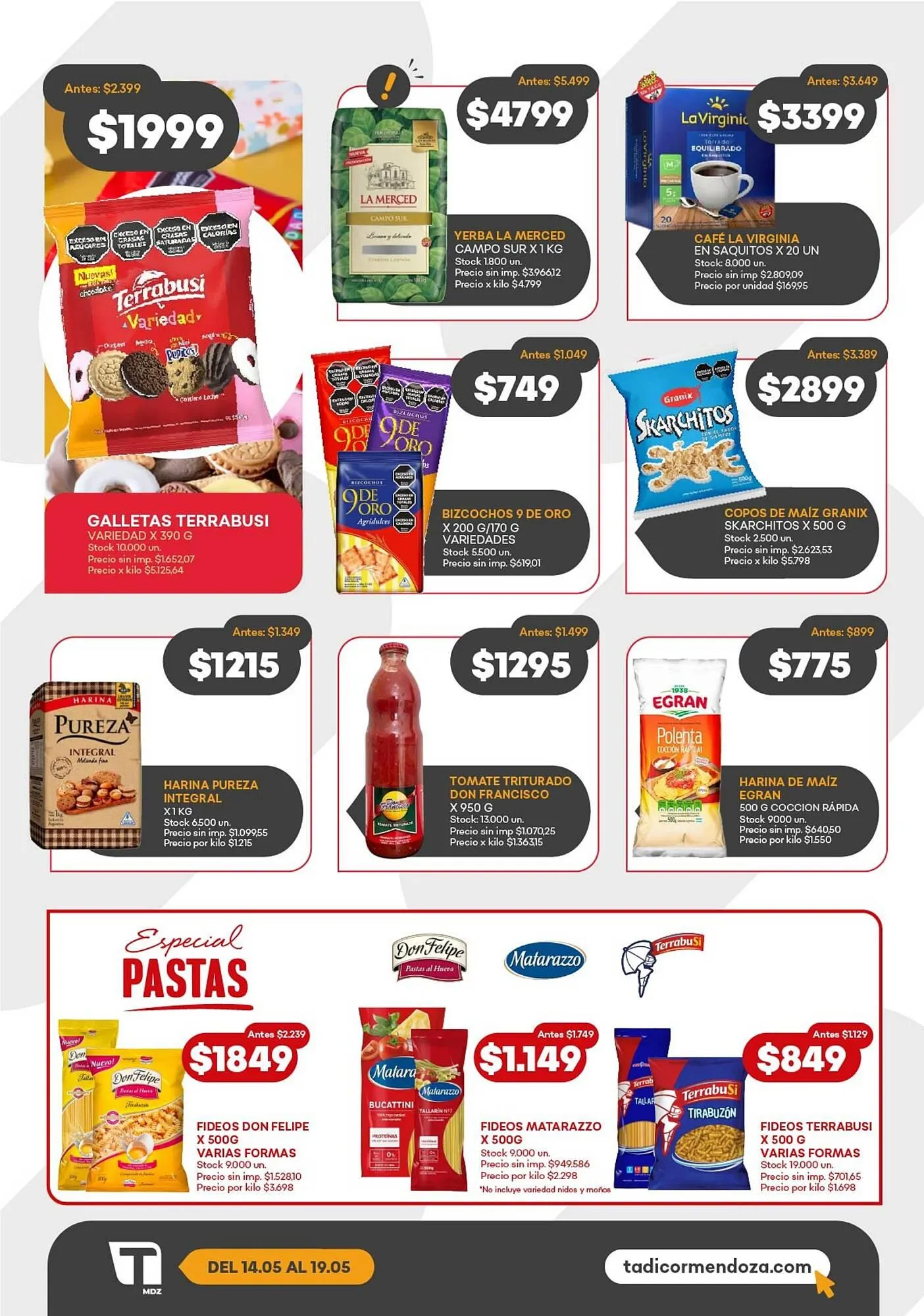 Ofertas de Catálogo Supermercados Tadicor 12 de mayo al 19 de mayo 2026 - Página 2 del catálogo