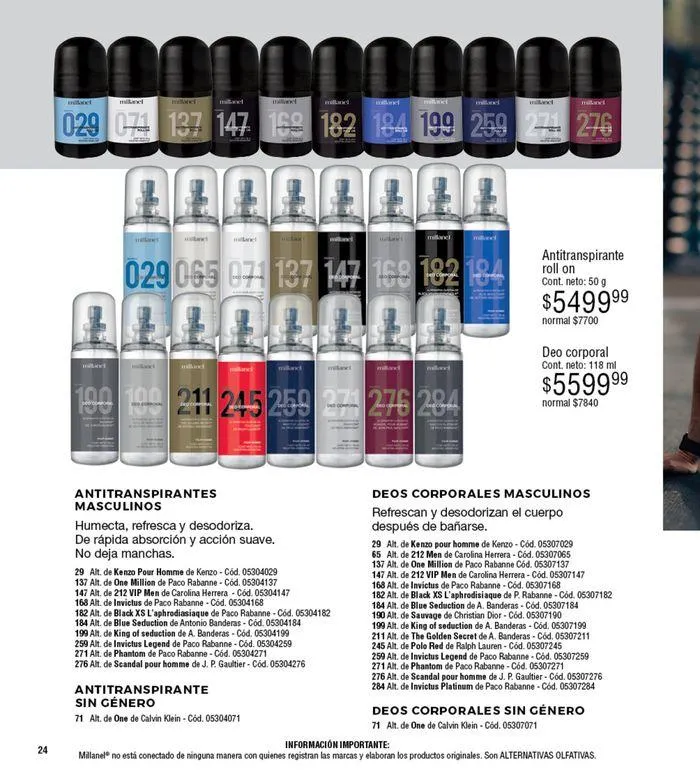 Ofertas de Catálogo Millanel Cosmética C10 26 de agosto al 22 de septiembre 2024 - Página 24 del catálogo