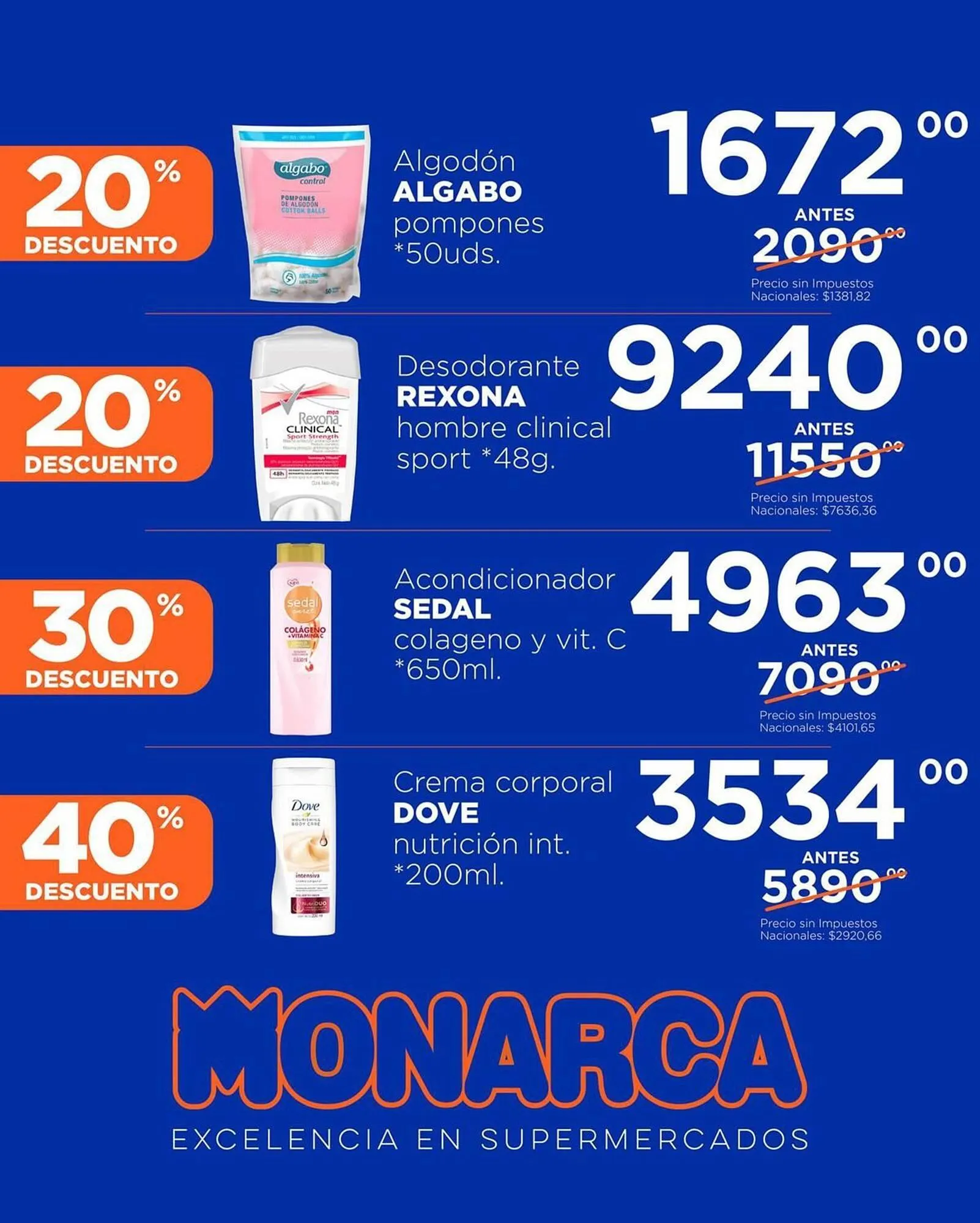 Ofertas de Catálogo Supermercados Monarca 8 de septiembre al 2 de octubre 2025 - Página 10 del catálogo