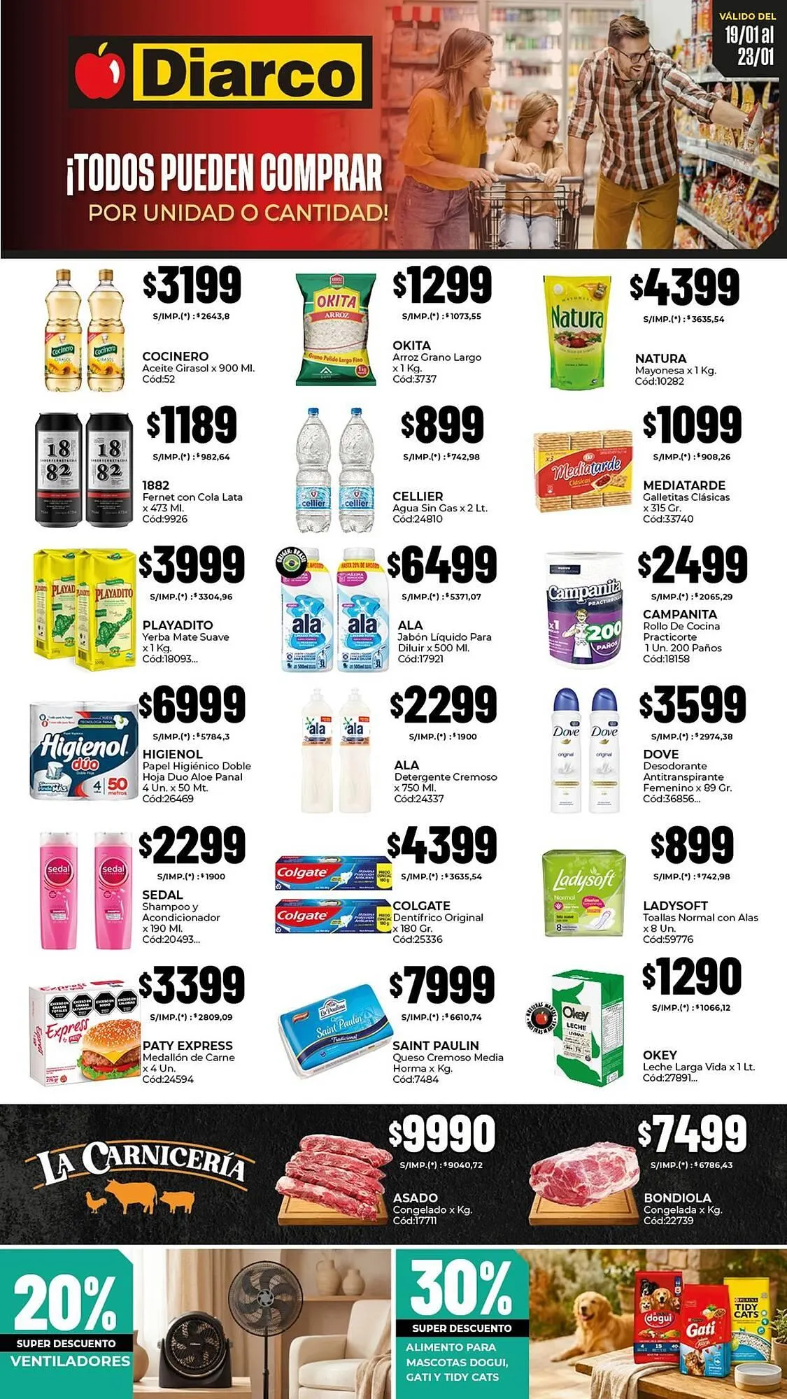 Ofertas de Catálogo Diarco 19 de enero al 23 de enero 2026 - Página 1 del catálogo
