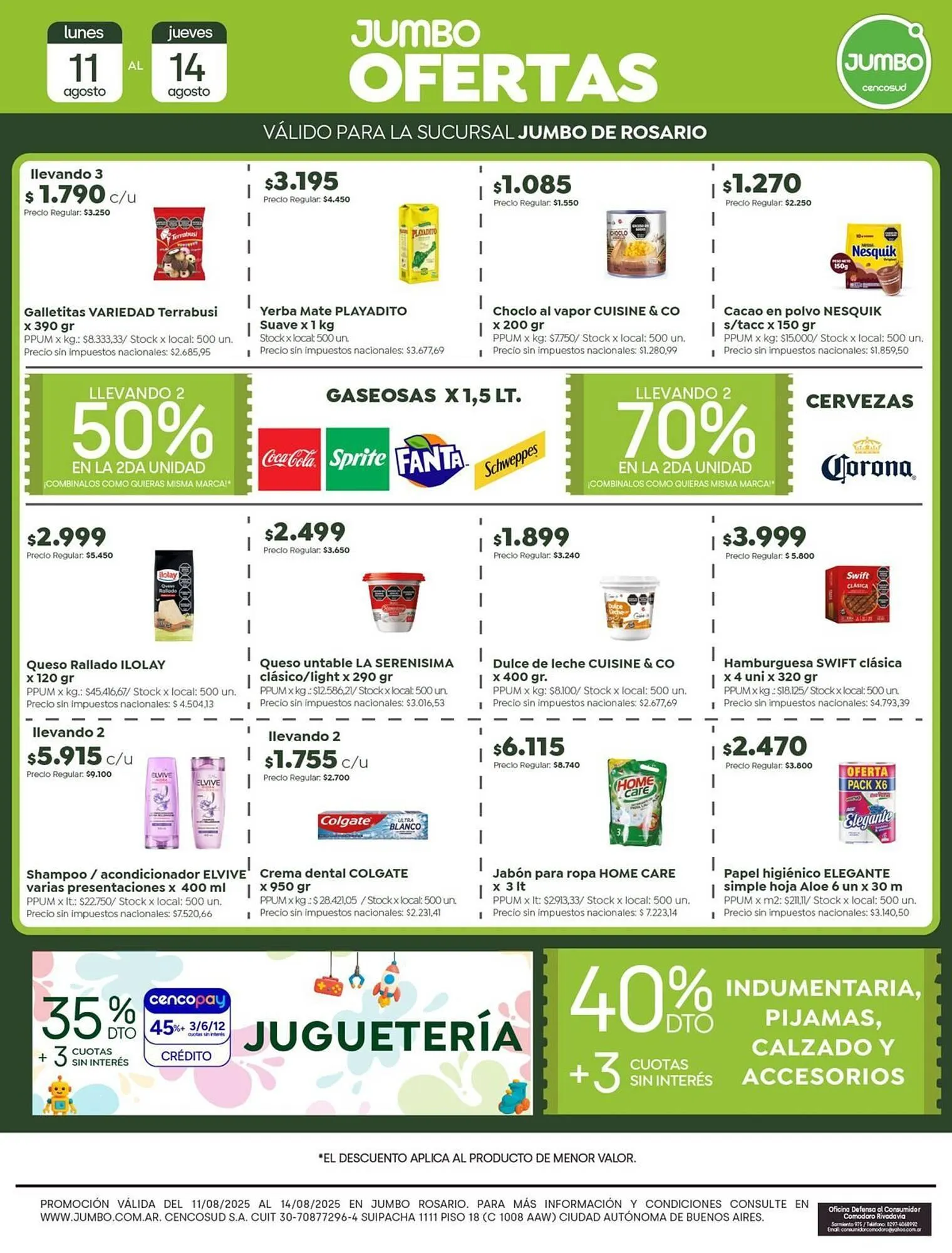 Ofertas de Catálogo Jumbo 11 de agosto al 14 de agosto 2025 - Página 2 del catálogo