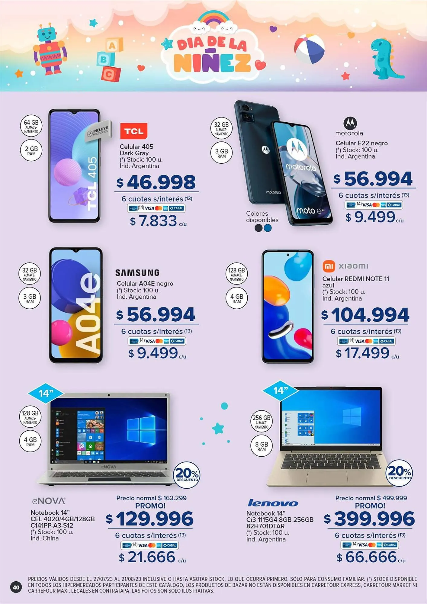 Ofertas de Catálogo Carrefour 27 de julio al 21 de agosto 2023 - Página 40 del catálogo