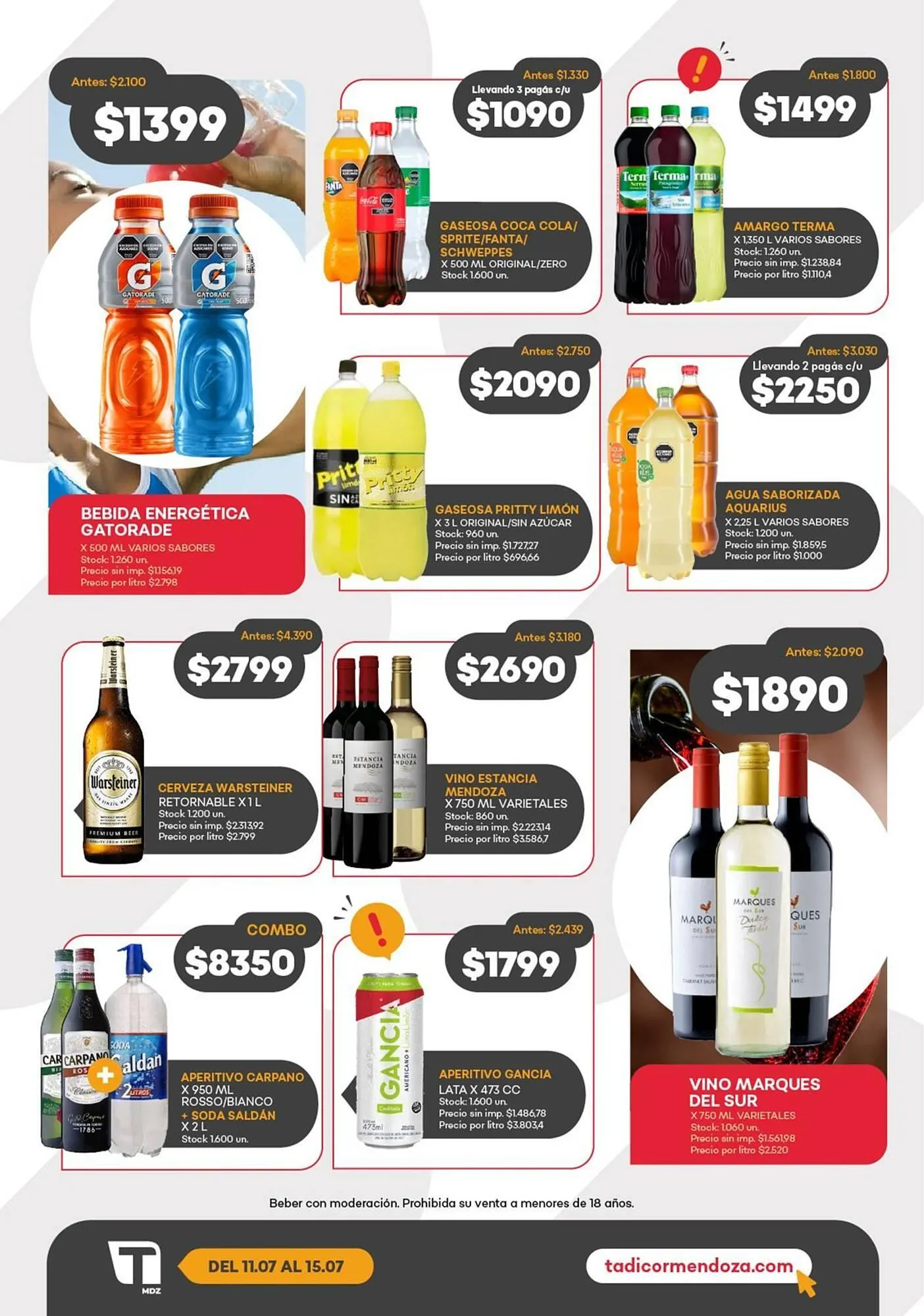 Ofertas de Catálogo Supermercados Tadicor 11 de julio al 15 de julio 2025 - Página 3 del catálogo