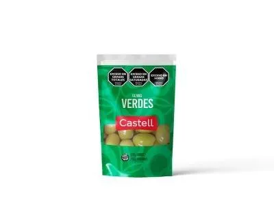 ACEITUNAS CASTELL VERDE 170 180 GR