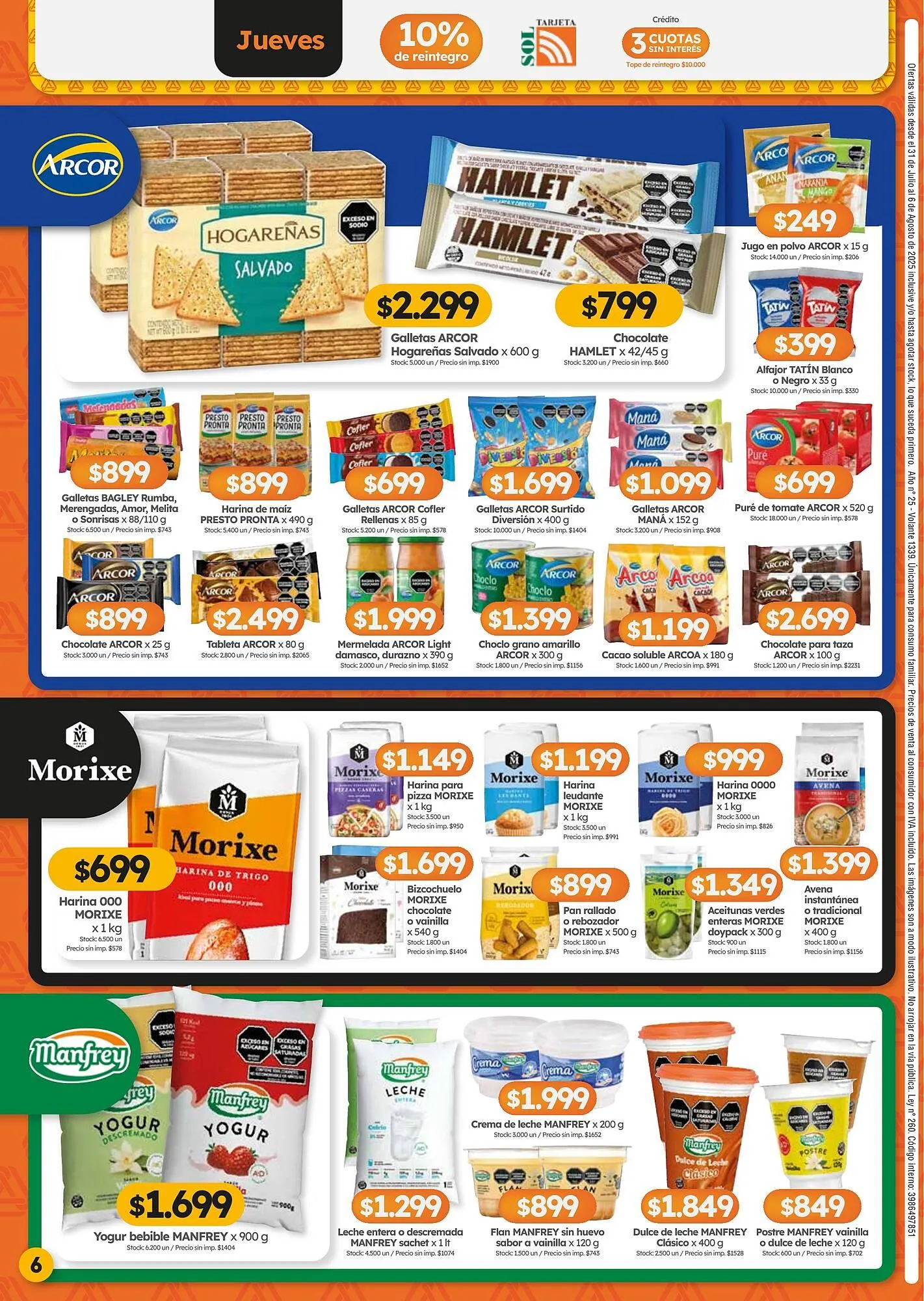 Ofertas de Catálogo Cordiez 31 de julio al 6 de agosto 2025 - Página 6 del catálogo