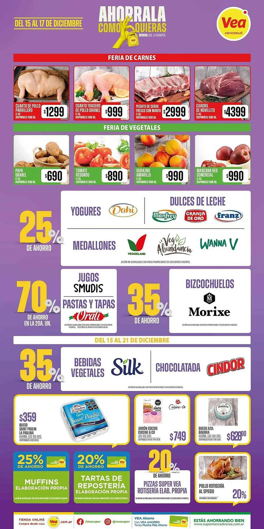 Ofertas de Catálogo Supermercados Vea 15 de diciembre al 17 de diciembre 2023 - Página 2 del catálogo