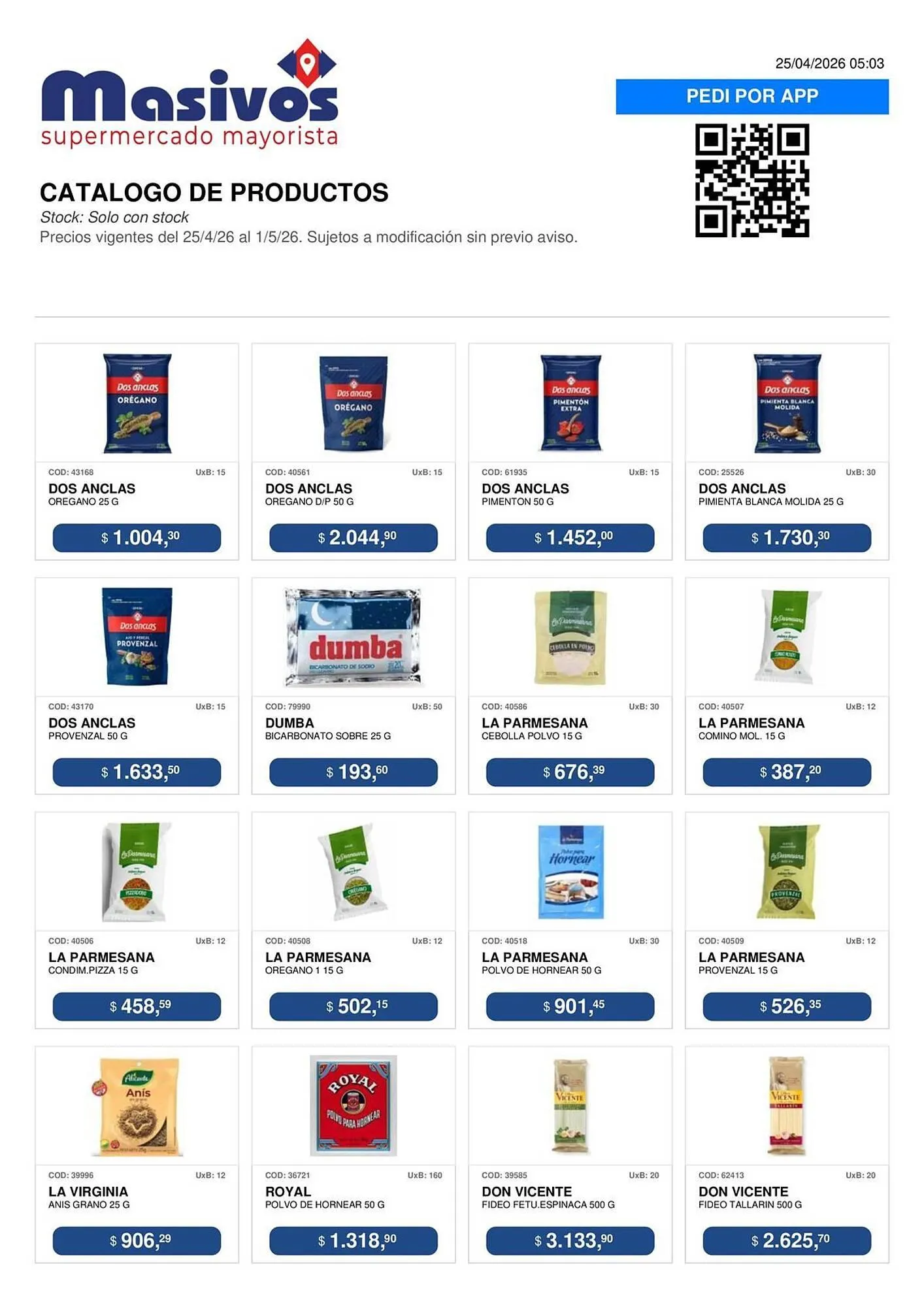 Ofertas de Catálogo Masivos 25 de abril al 1 de mayo 2026 - Página 23 del catálogo