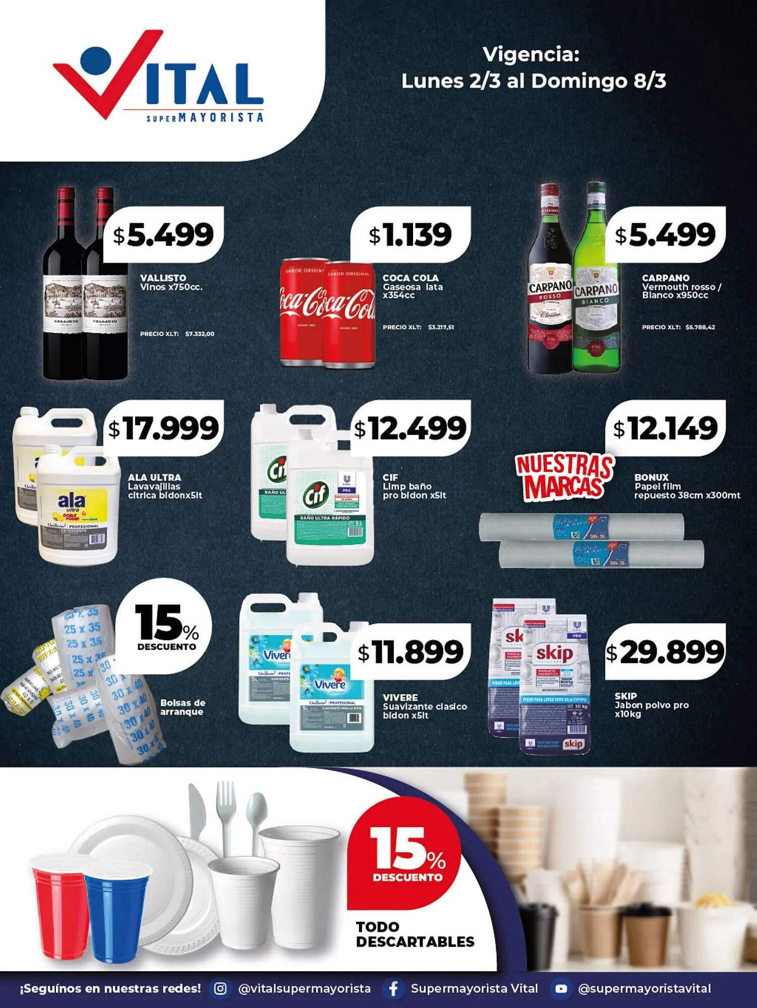 Ofertas de Catálogo Supermayorista Vital 4 de marzo al 8 de marzo 2026 - Página 5 del catálogo