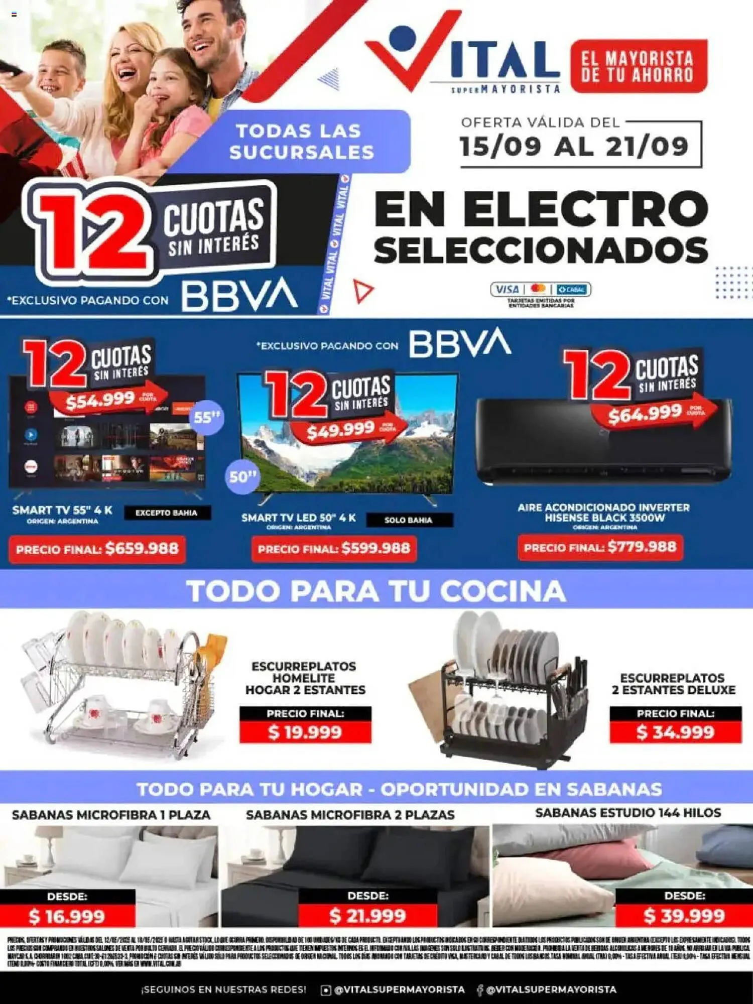 Ofertas de Catálogo Supermayorista Vital 15 de septiembre al 21 de septiembre 2025 - Página 1 del catálogo