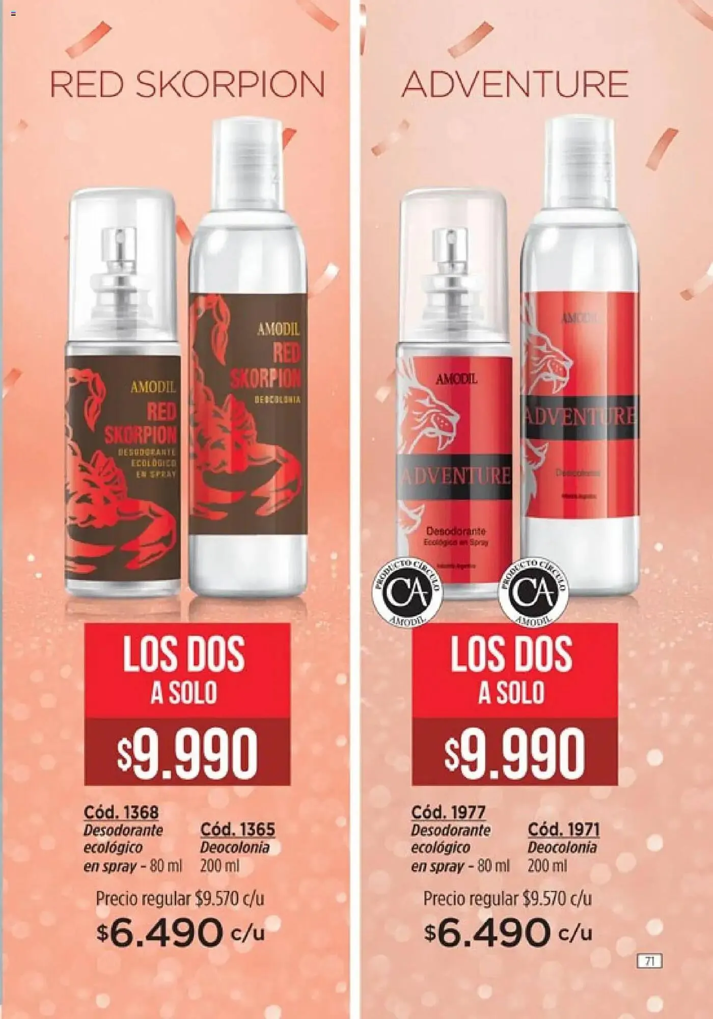 Ofertas de Catálogo Amodil 27 de mayo al 18 de junio 2025 - Página 71 del catálogo