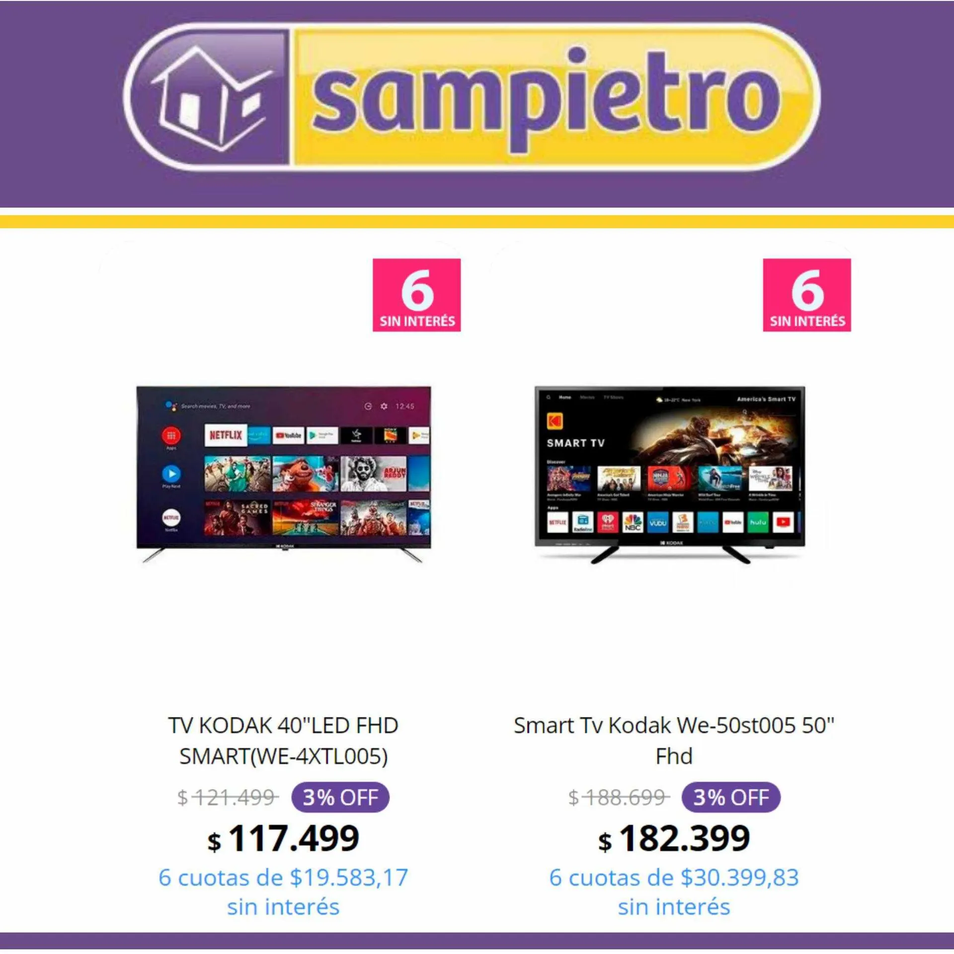 Ofertas de Catálogo Sampietro 1 de agosto al 28 de agosto 2023 - Página 6 del catálogo