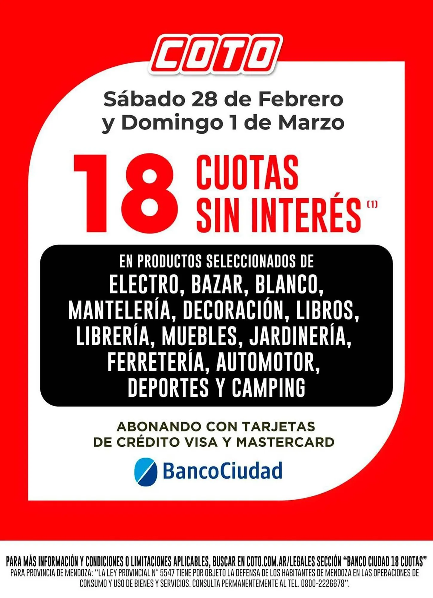 Ofertas de Catálogo Coto 28 de febrero al 1 de marzo 2026 - Página 1 del catálogo