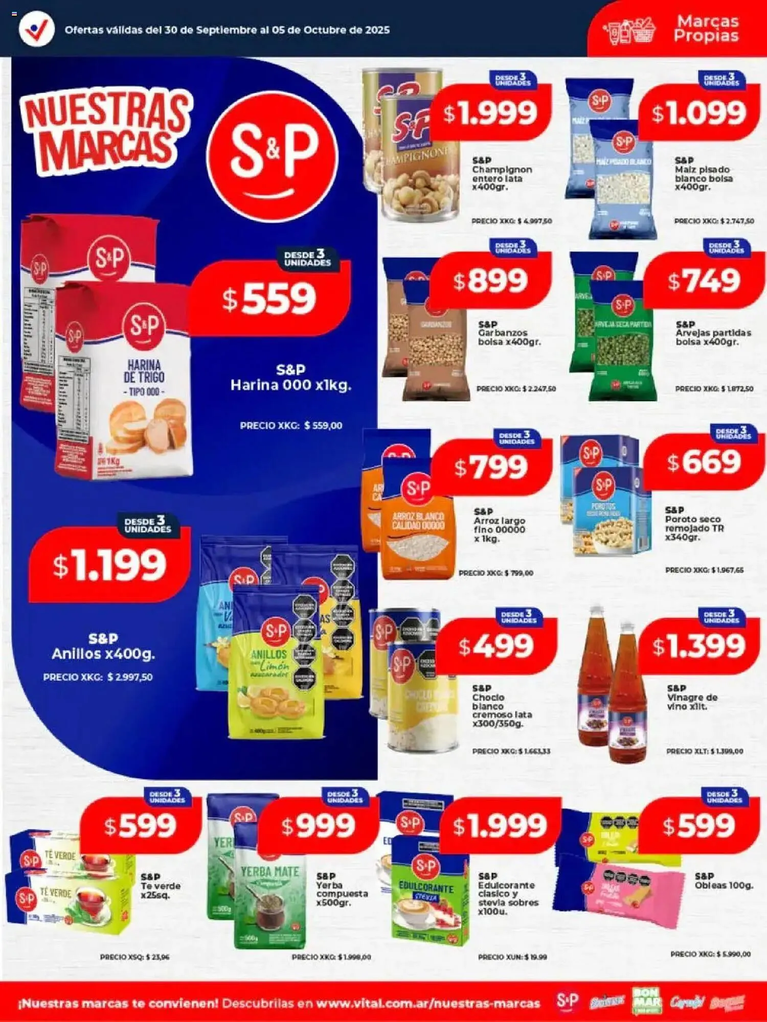 Ofertas de Catálogo Supermayorista Vital 30 de septiembre al 5 de octubre 2025 - Página 1 del catálogo