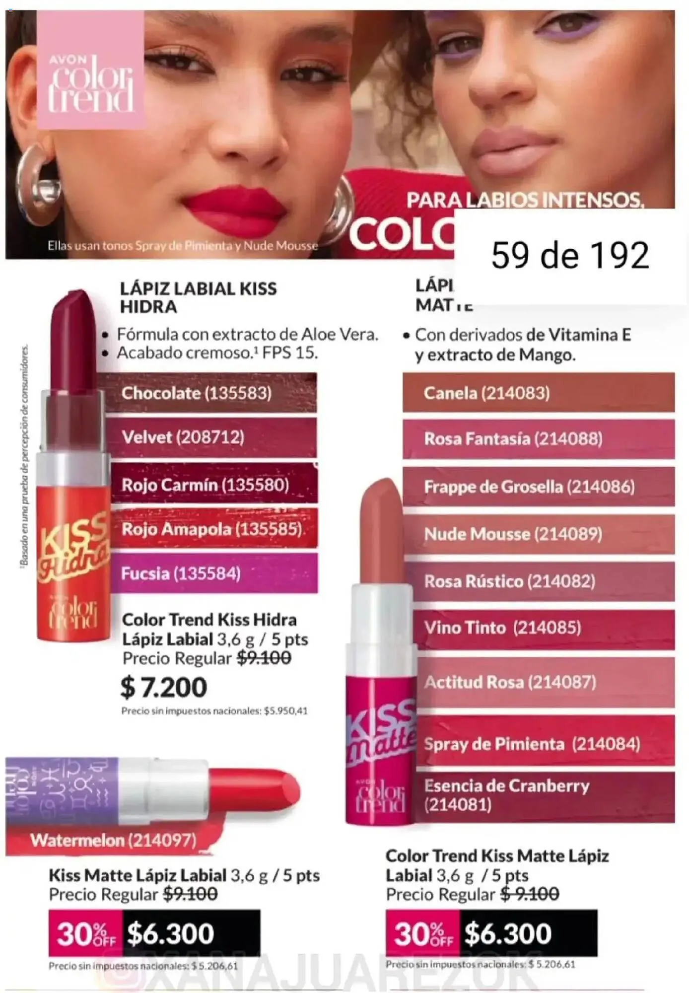 Ofertas de Catálogo Avon 1 de marzo al 1 de abril 2026 - Página 59 del catálogo