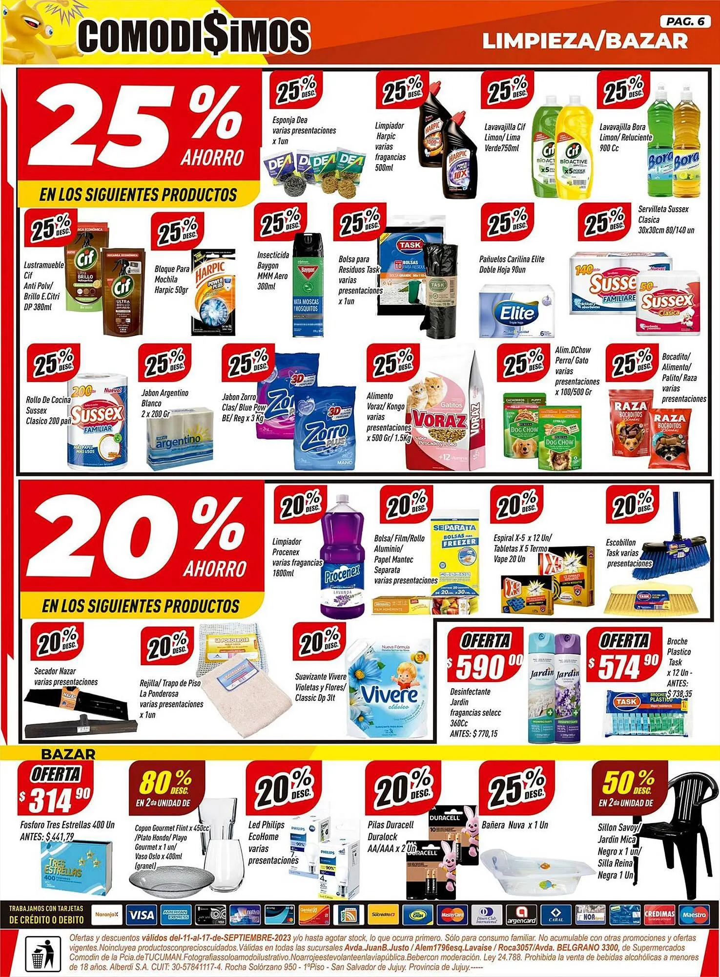 Ofertas de Catálogo Supermercados Comodin 11 de septiembre al 17 de septiembre 2023 - Página 6 del catálogo