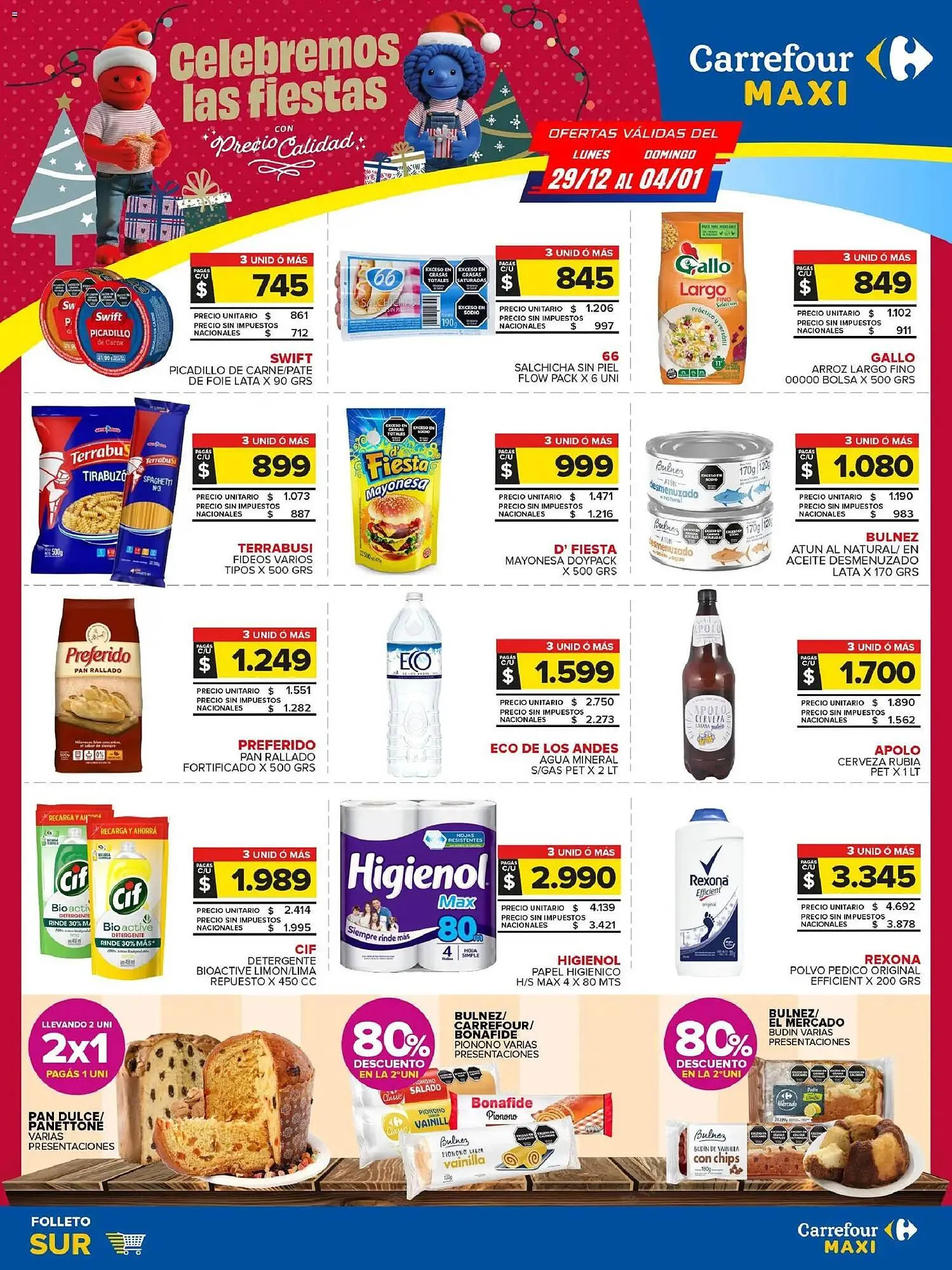 Ofertas de Folleto Carrefour Maxi 29 de diciembre al 4 de enero 2026 - Página 1 del catálogo