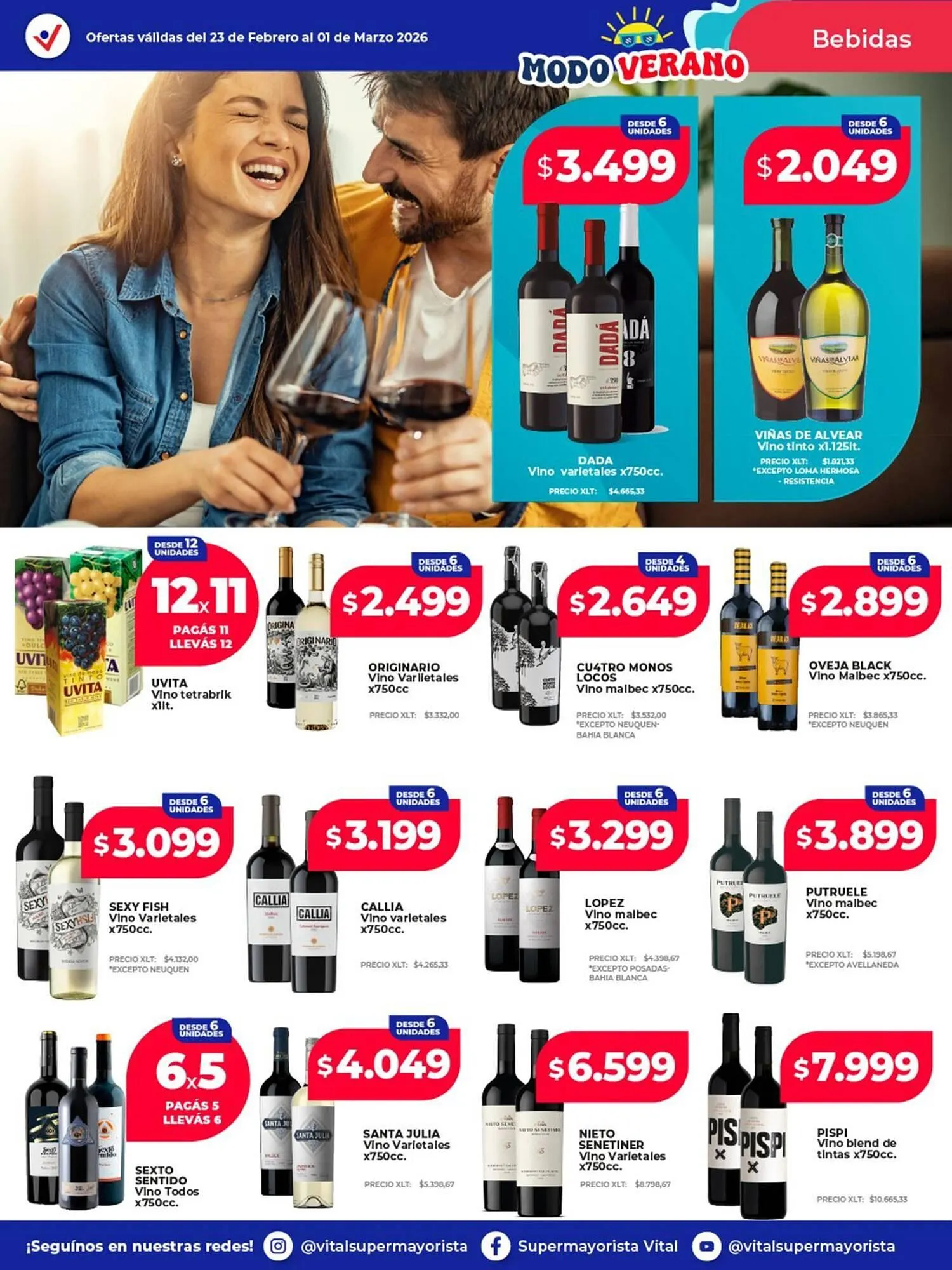Ofertas de Catálogo Supermayorista Vital 23 de febrero al 1 de marzo 2026 - Página 12 del catálogo