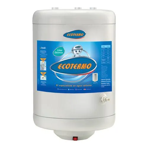 Termotanque Eléctrico Ecotermo ELEC53CS 53 Lts Conexión Superior