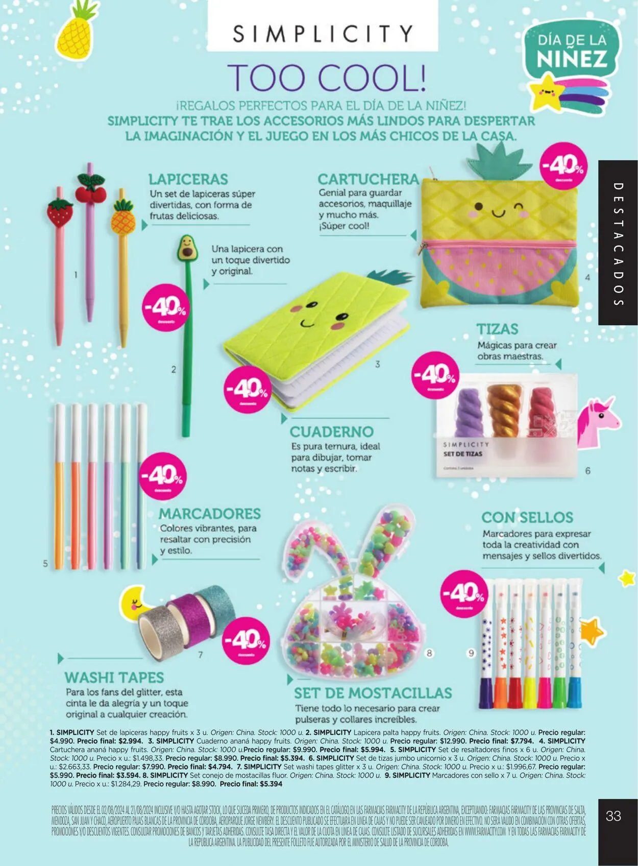 Ofertas de Farmacity 1 de agosto al 31 de agosto 2024 - Página 33 del catálogo