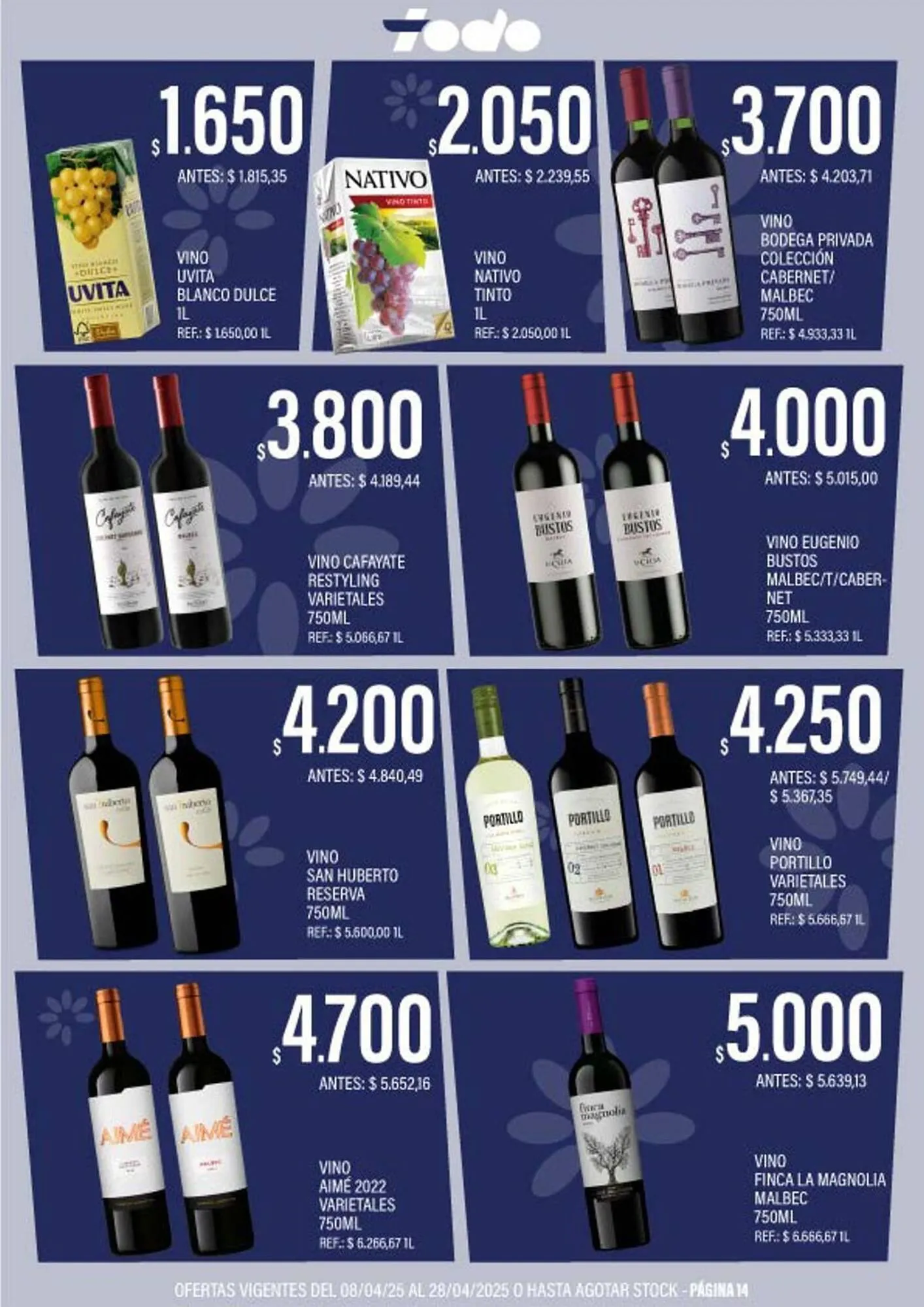 Ofertas de Catálogo Supermercados Todo 9 de abril al 28 de abril 2025 - Página 14 del catálogo