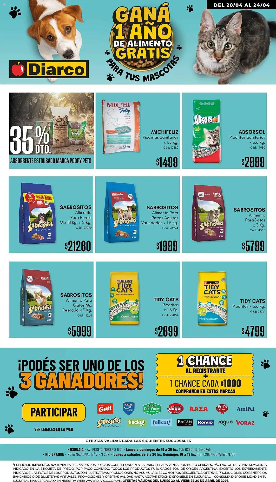 Ofertas de Catálogo Diarco 20 de abril al 24 de abril 2026 - Página 1 del catálogo