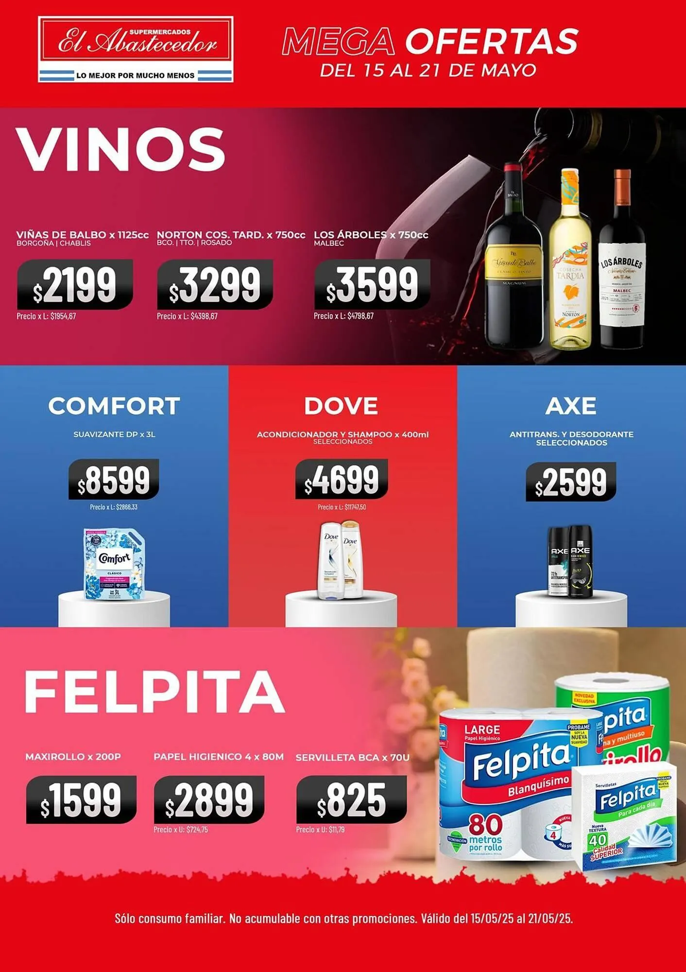 Ofertas de Catálogo El Abastecedor 15 de mayo al 22 de mayo 2025 - Página 13 del catálogo