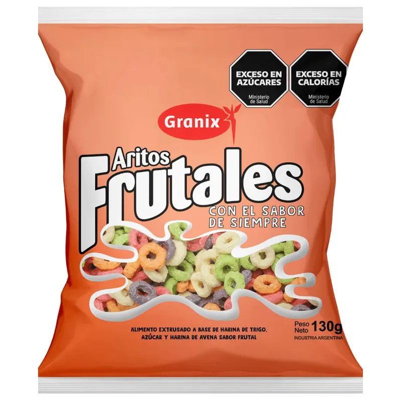 Cereales Granix Aritos Frutales 130 Gr.