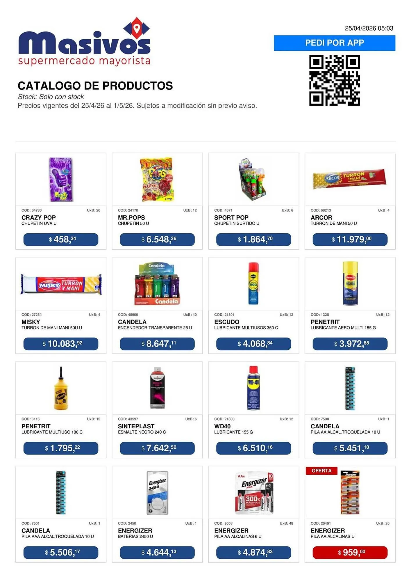 Ofertas de Catálogo Masivos 25 de abril al 1 de mayo 2026 - Página 152 del catálogo