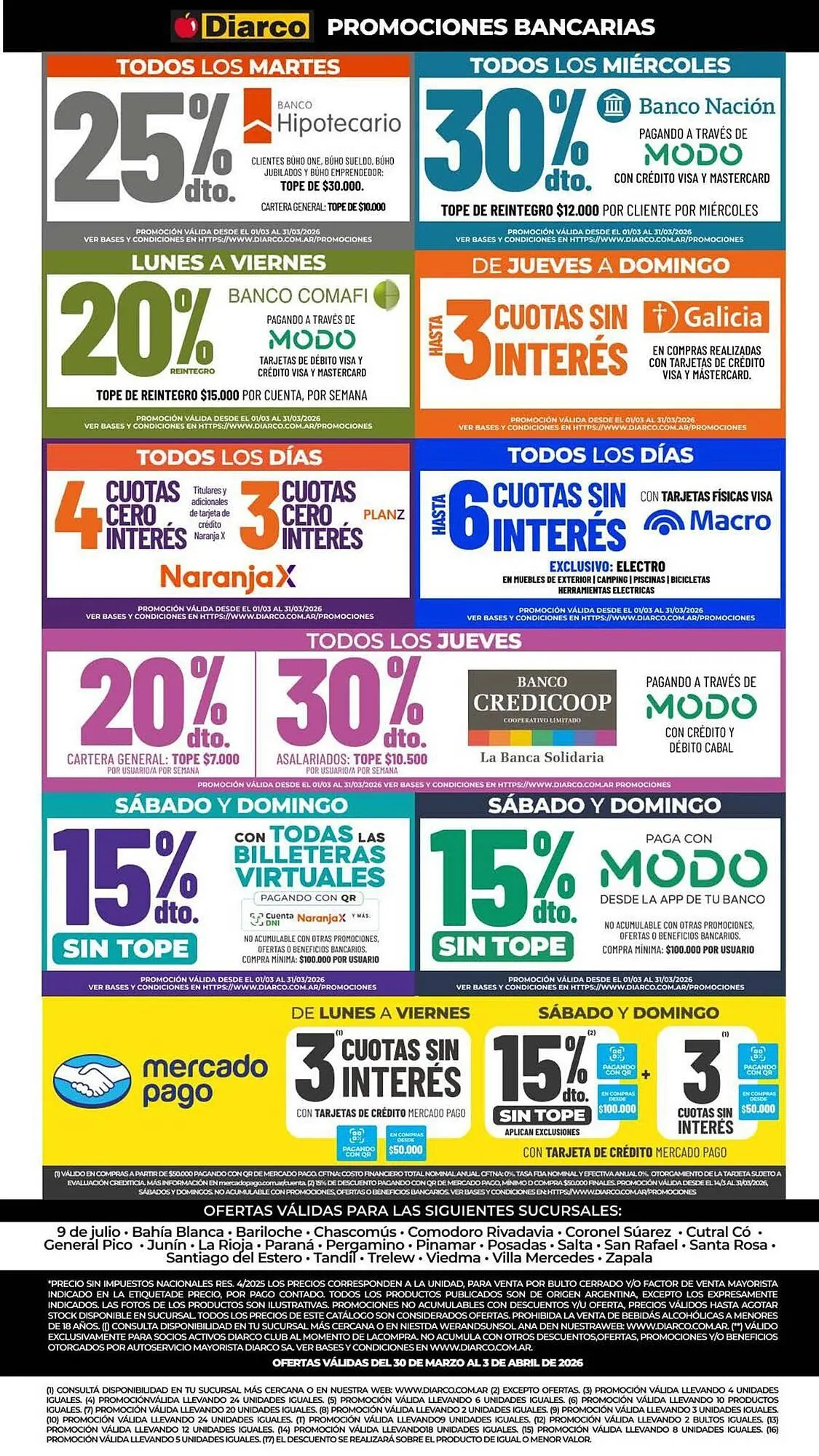 Ofertas de Catálogo Diarco 30 de marzo al 3 de abril 2026 - Página 20 del catálogo