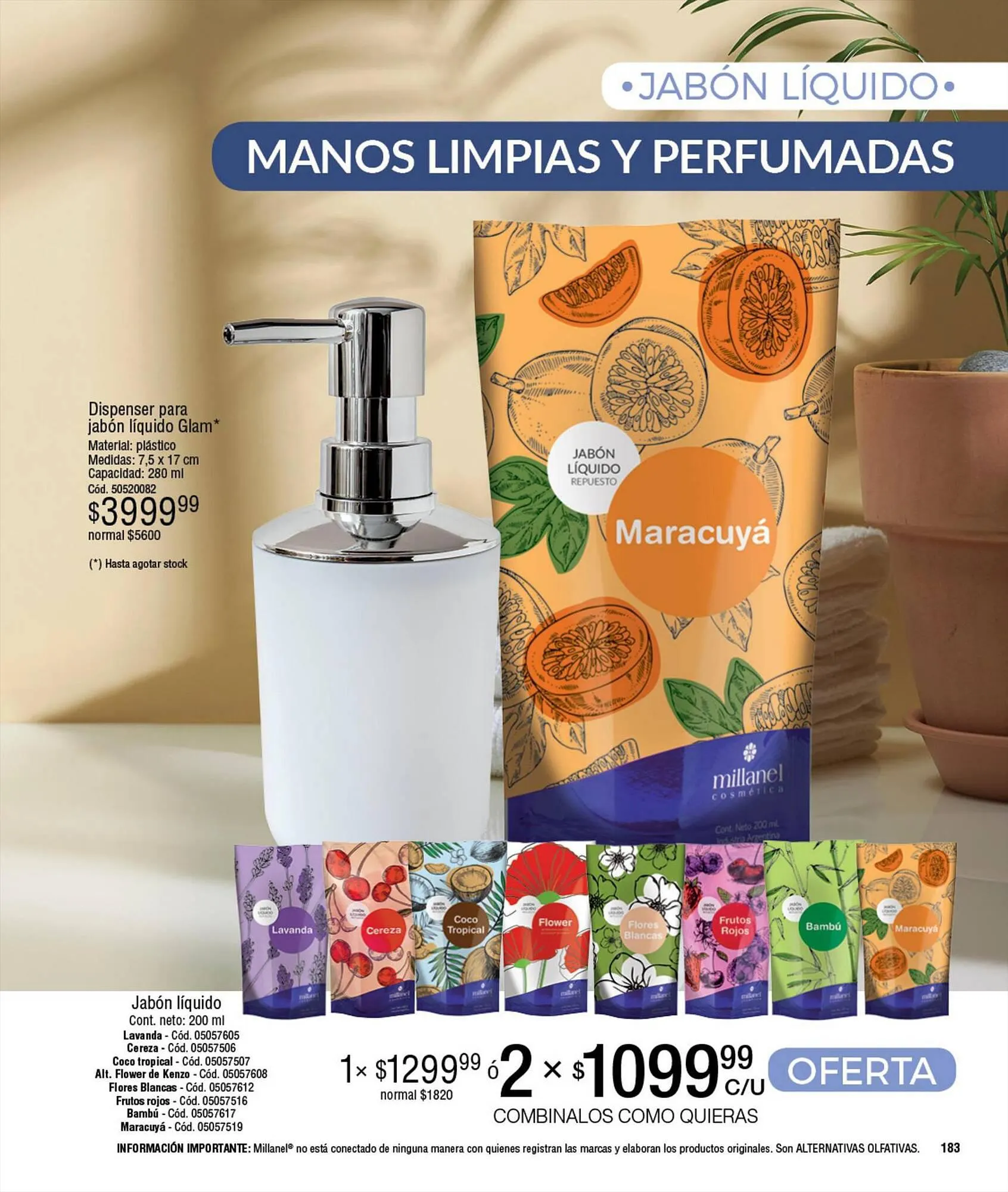 Ofertas de Catálogo Millanel Cosmética 18 de septiembre al 15 de octubre 2023 - Página 183 del catálogo