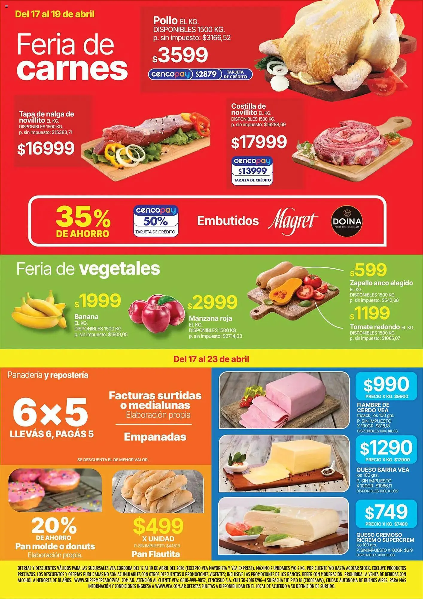 Ofertas de Catálogo Supermercados Vea 17 de abril al 19 de abril 2026 - Página 2 del catálogo