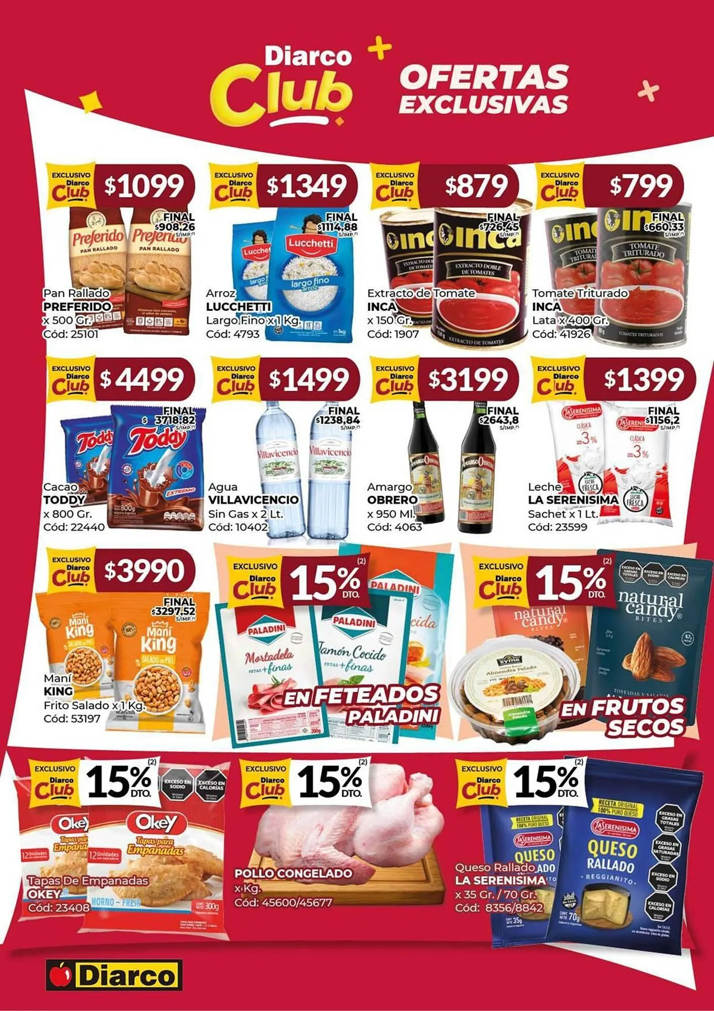 Ofertas de Catálogo Diarco 11 de agosto al 16 de agosto 2025 - Página 9 del catálogo