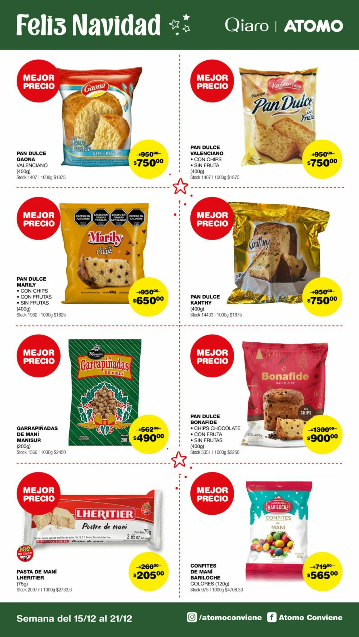 Ofertas de ATOMO Conviene 15 de diciembre al 21 de diciembre 2024 - Página 14 del catálogo