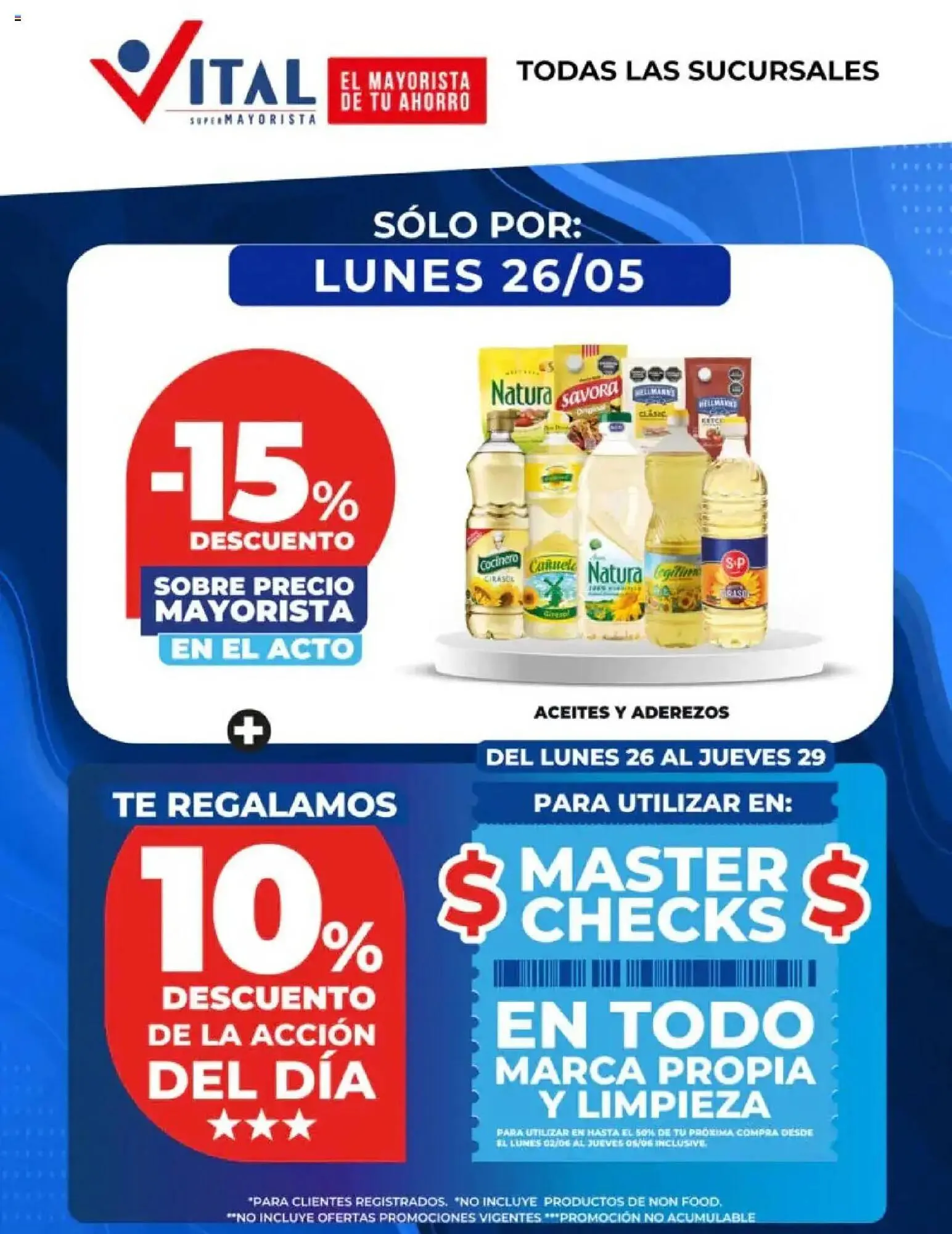 Ofertas de Catálogo Supermayorista Vital 26 de mayo al 27 de mayo 2025 - Página 1 del catálogo