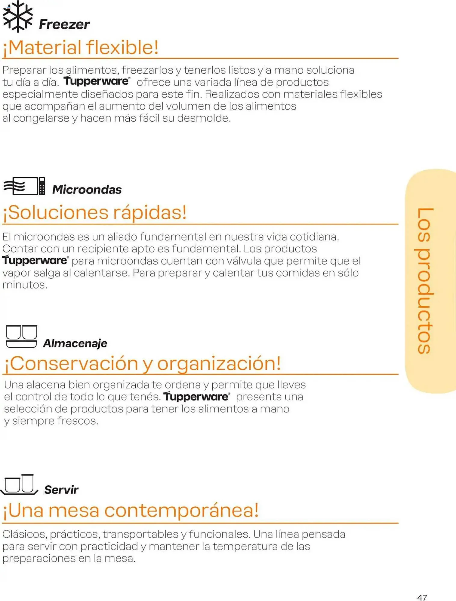 Ofertas de Folleto Tupperware 15 de septiembre al 1 de enero 2026 - Página 47 del catálogo