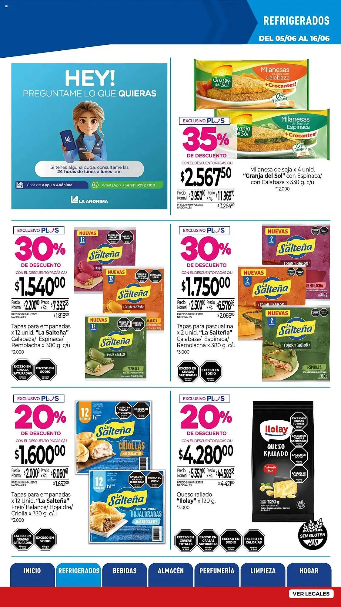 Ofertas de Catálogo La Anonima 5 de junio al 16 de junio 2025 - Página 7 del catálogo