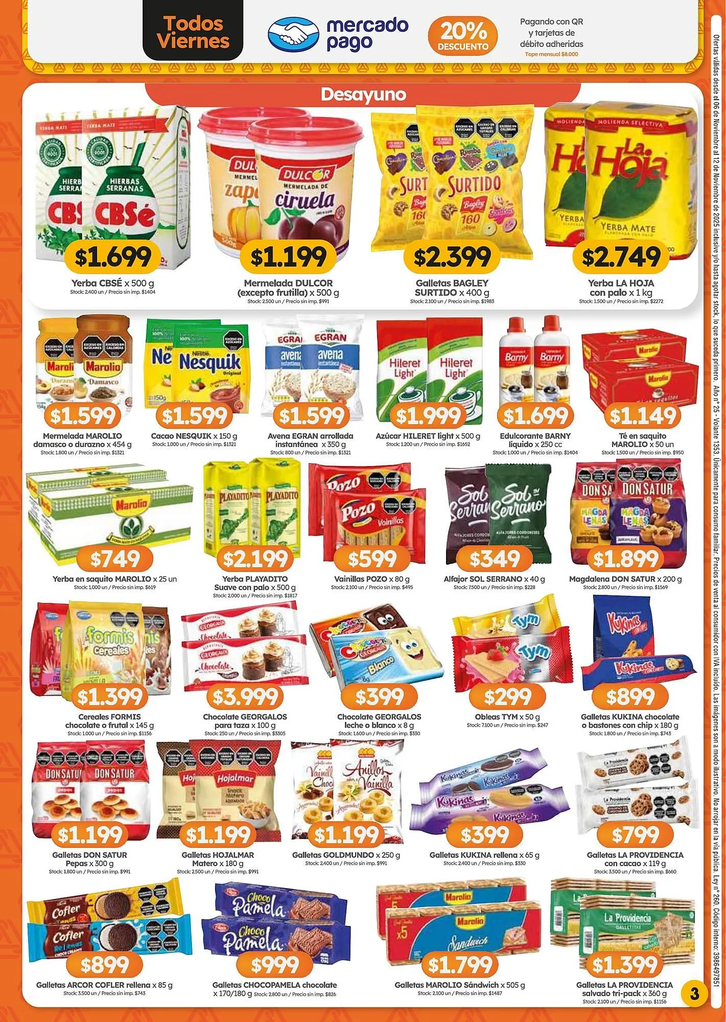 Ofertas de Folleto Cordiez 6 de noviembre al 12 de noviembre 2025 - Página 3 del catálogo