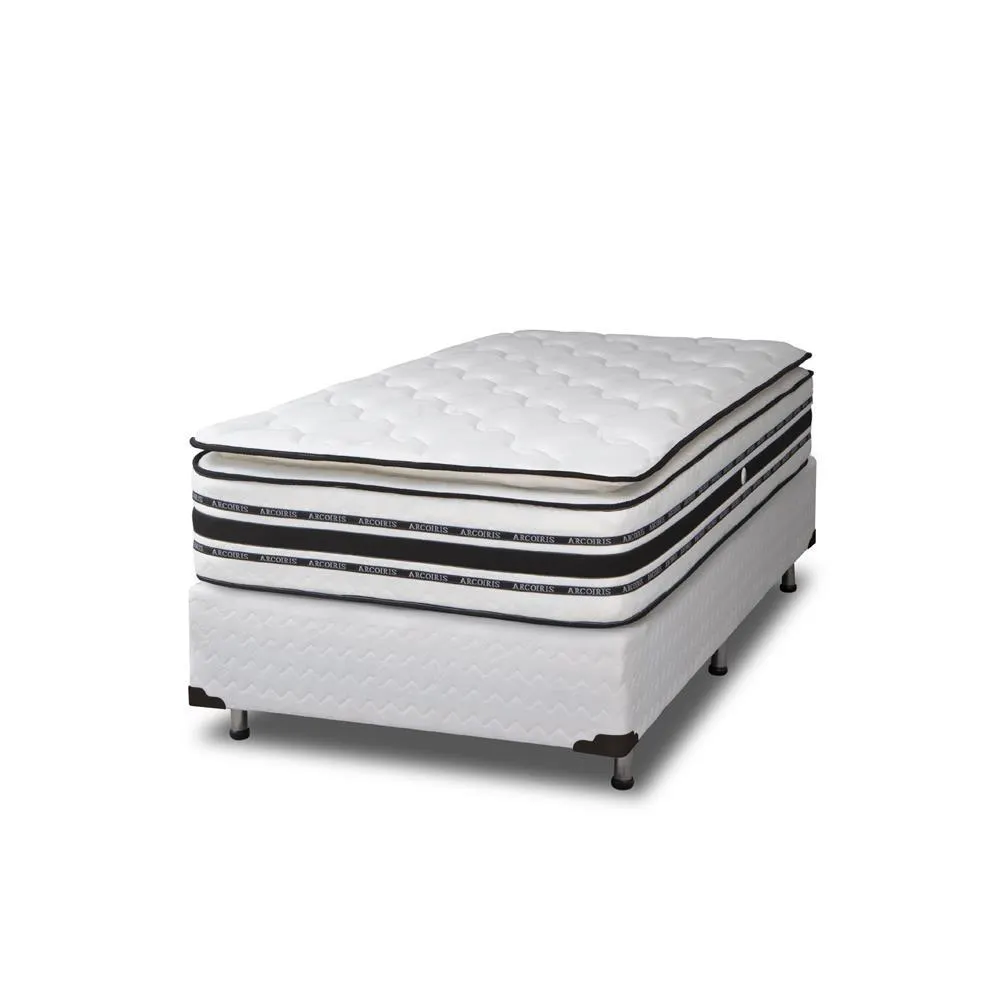 COLCHON Y SOMMIER RESORTES SPRING NATURE – 190X100 OFERTA PREMIUM