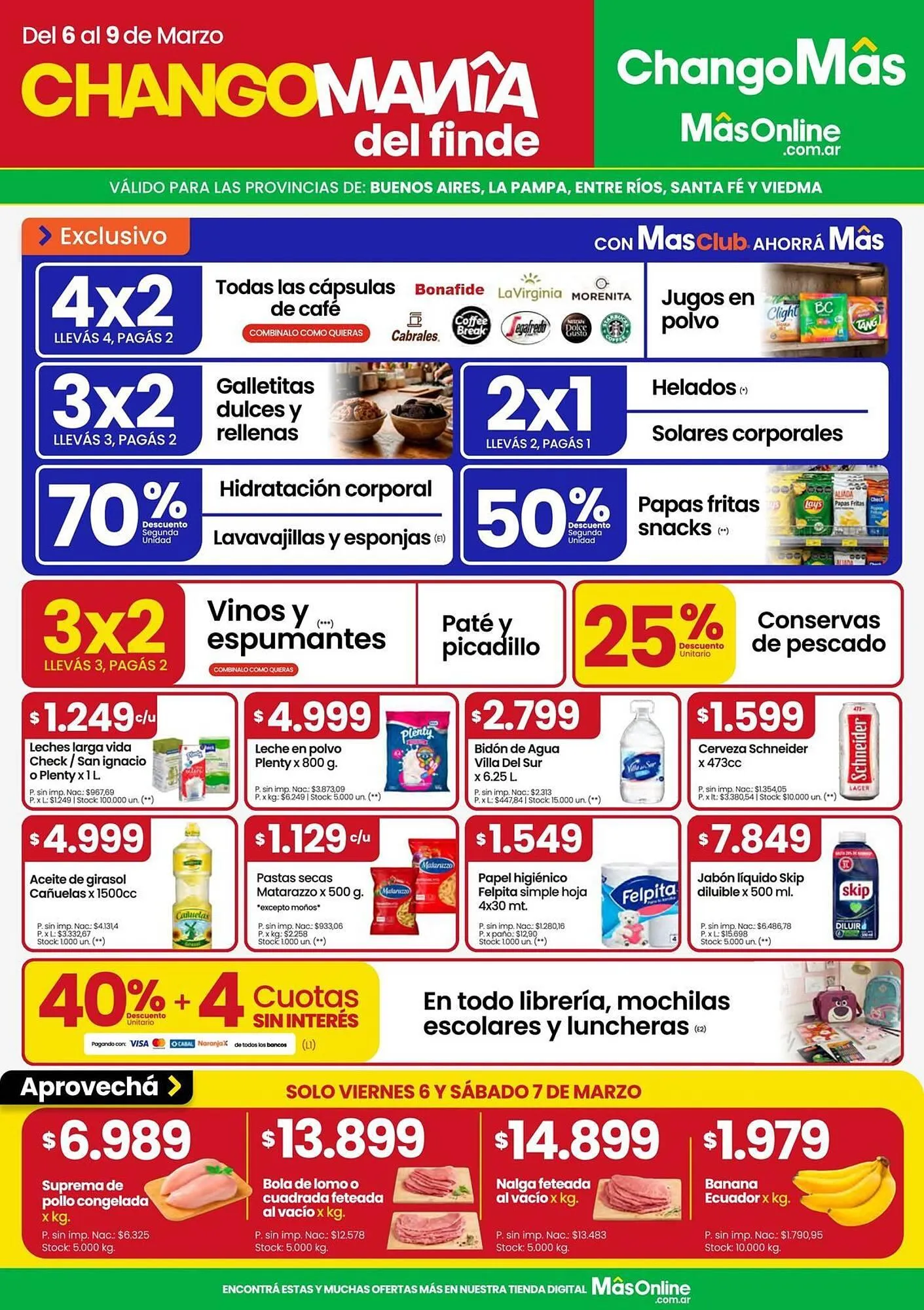 Ofertas de Catálogo Changomas 6 de marzo al 9 de marzo 2026 - Página 1 del catálogo