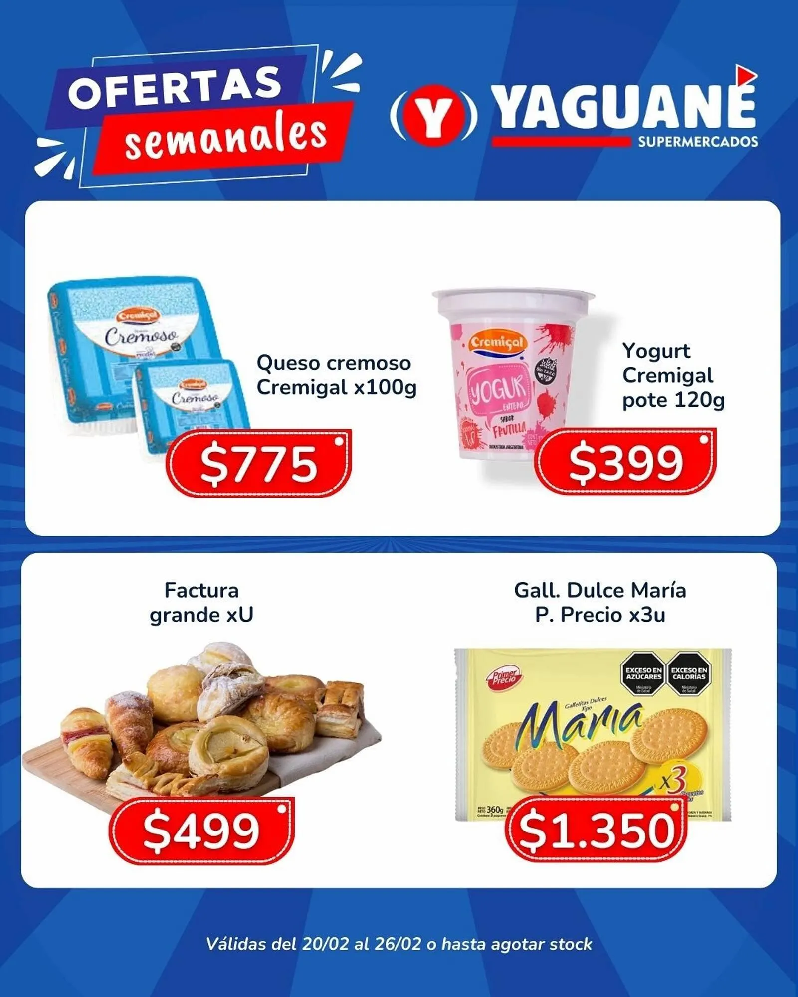 Ofertas de Catálogo Yaguane Supermercados 20 de febrero al 26 de febrero 2026 - Página 3 del catálogo