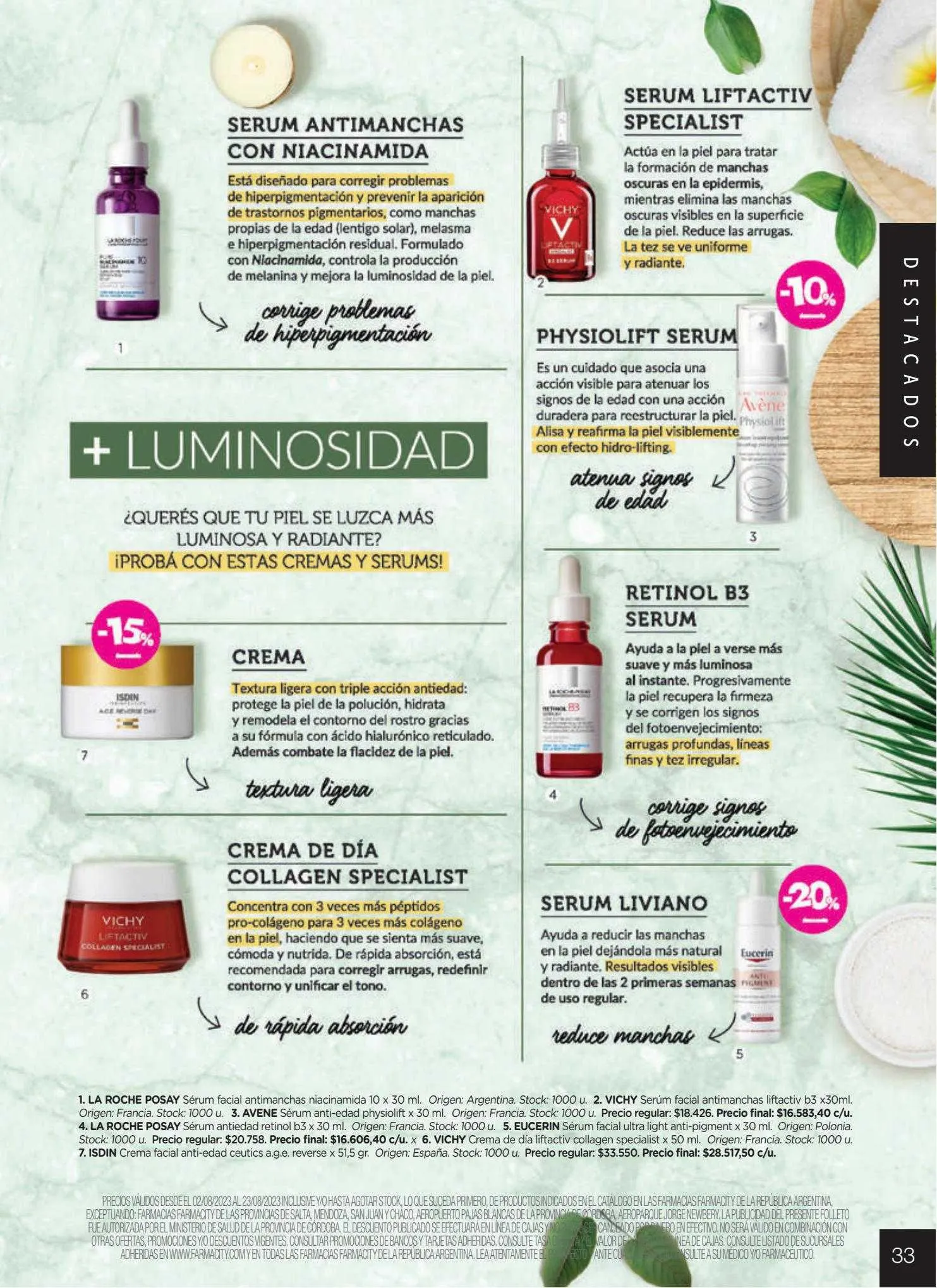 Ofertas de Catálogo Farmacity 1 de junio al 30 de septiembre 2023 - Página 33 del catálogo