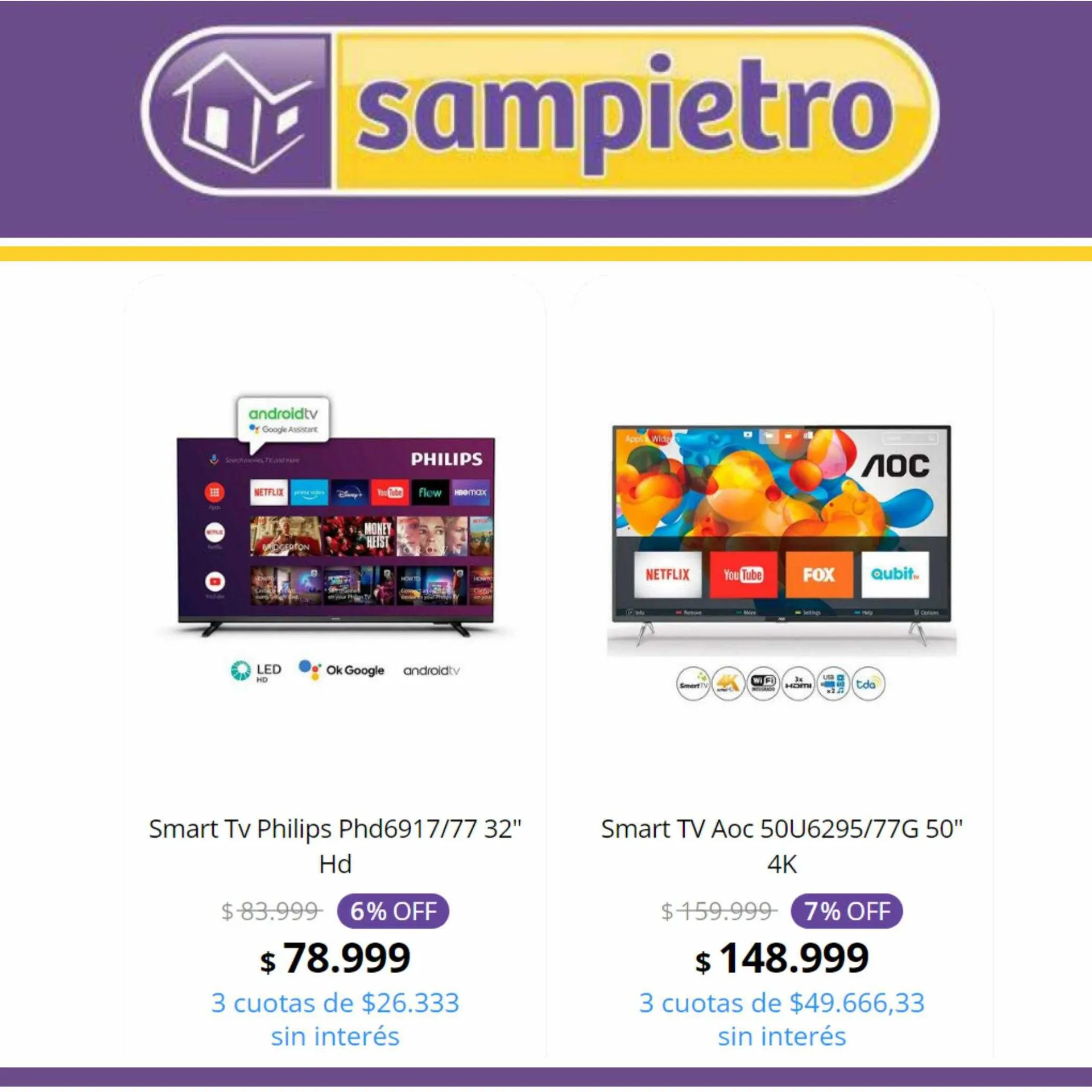 Ofertas de Catálogo Sampietro 1 de agosto al 28 de agosto 2023 - Página 4 del catálogo