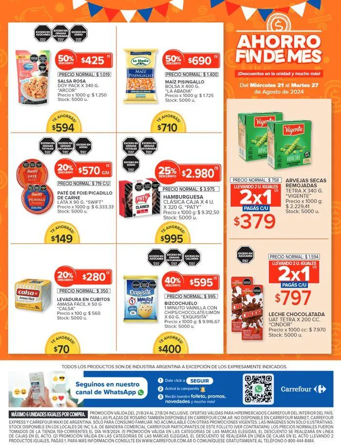 Ofertas de Ofertas principales para todos los clientes 21 de agosto al 27 de agosto 2024 - Página 24 del catálogo