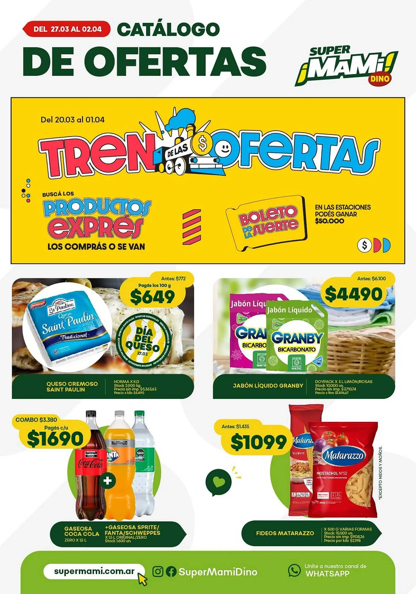 Ofertas de Catálogo Super MAMI 27 de marzo al 2 de abril 2025 - Página 1 del catálogo